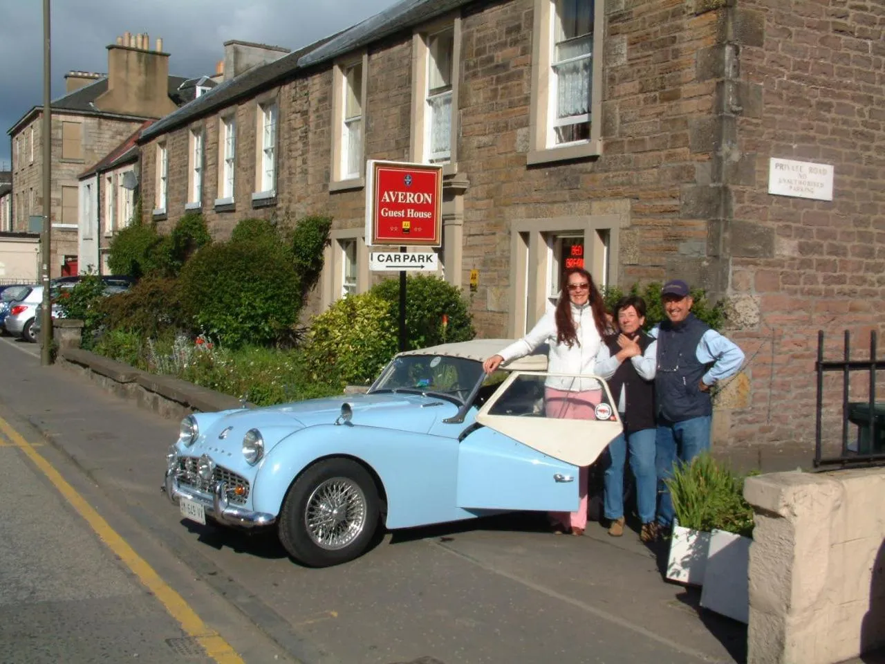 group of guests in Averon Guest House