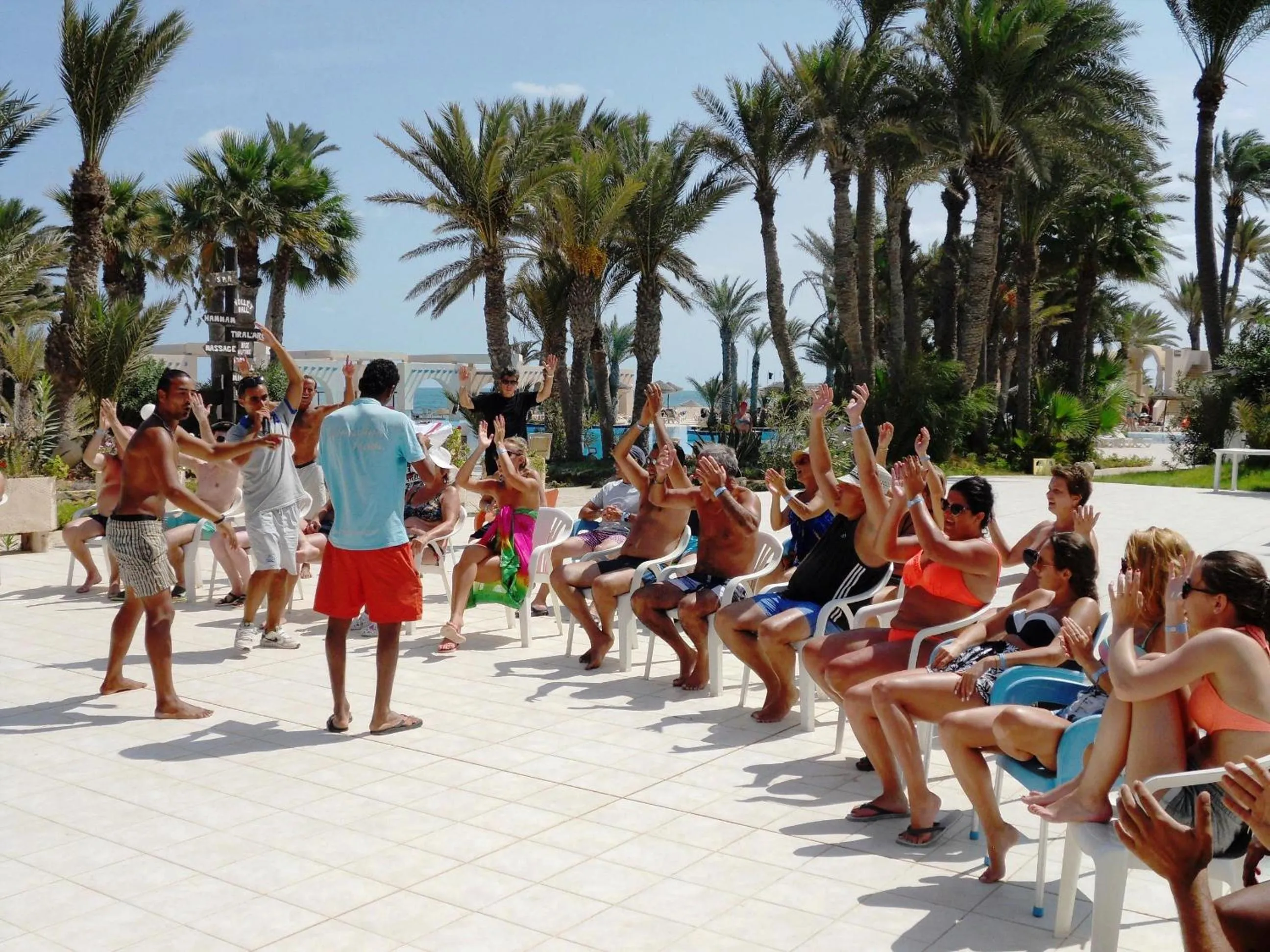 People in Zita Beach Resort