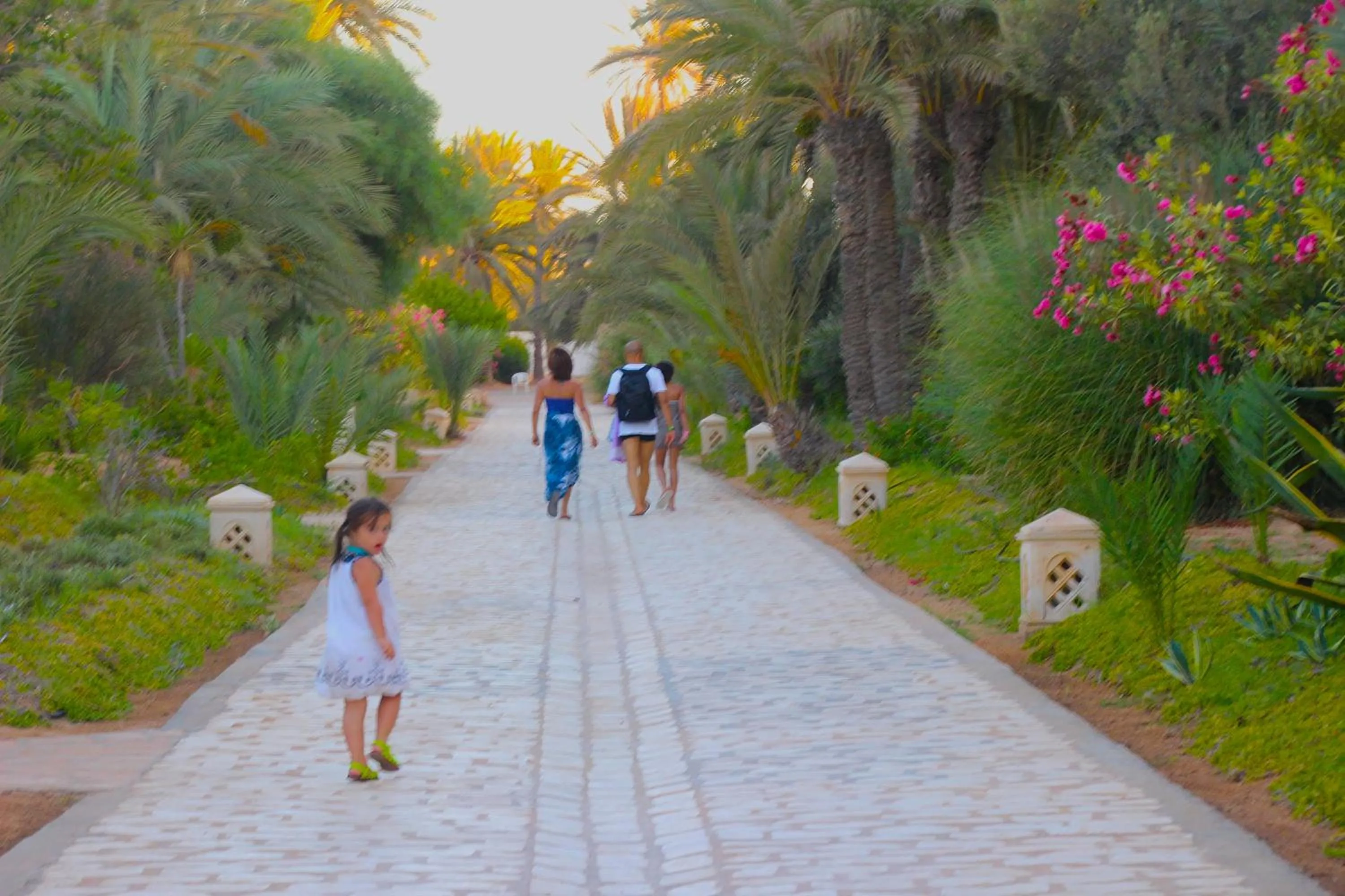 People in Zita Beach Resort