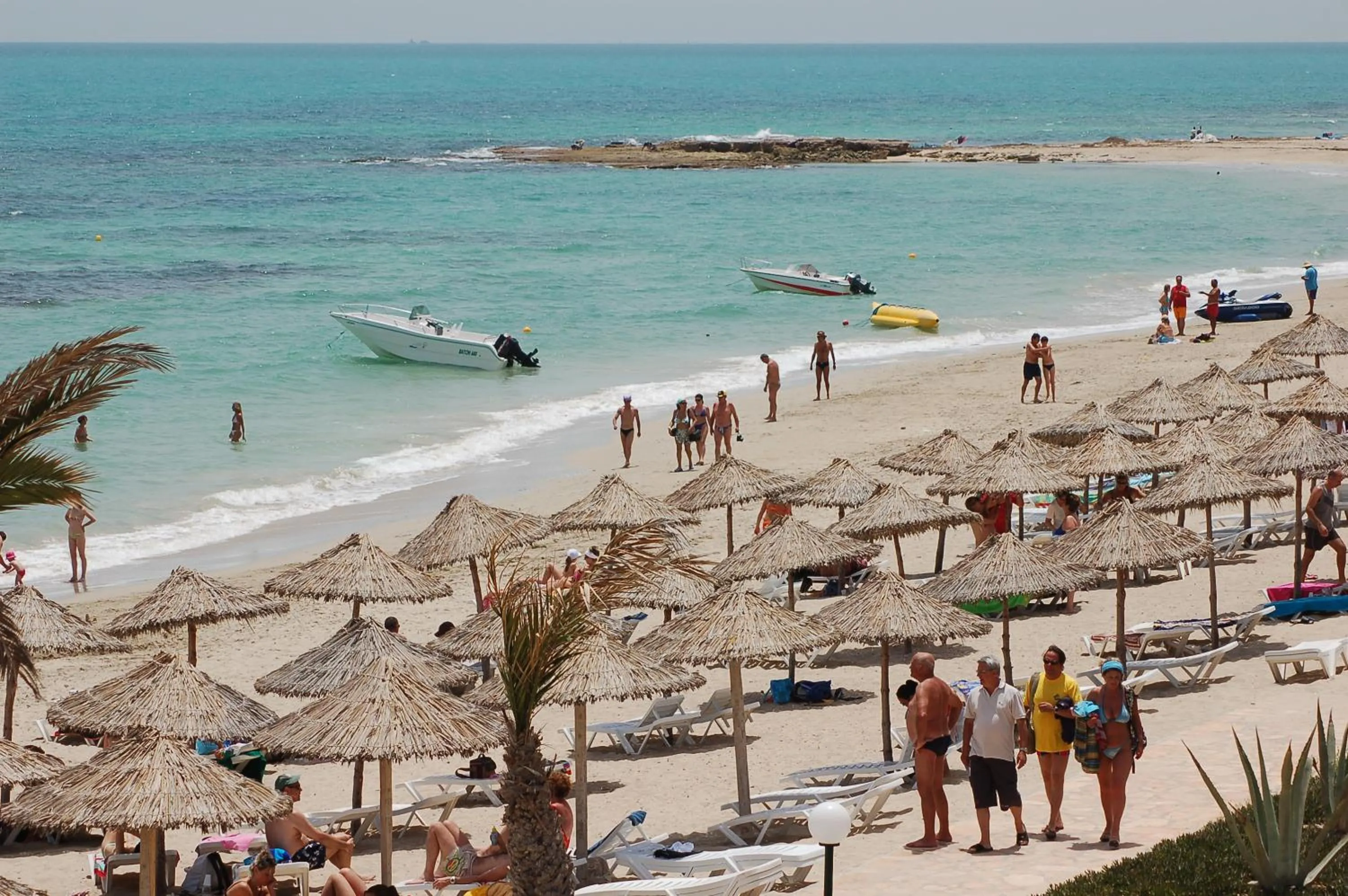 People in Zita Beach Resort