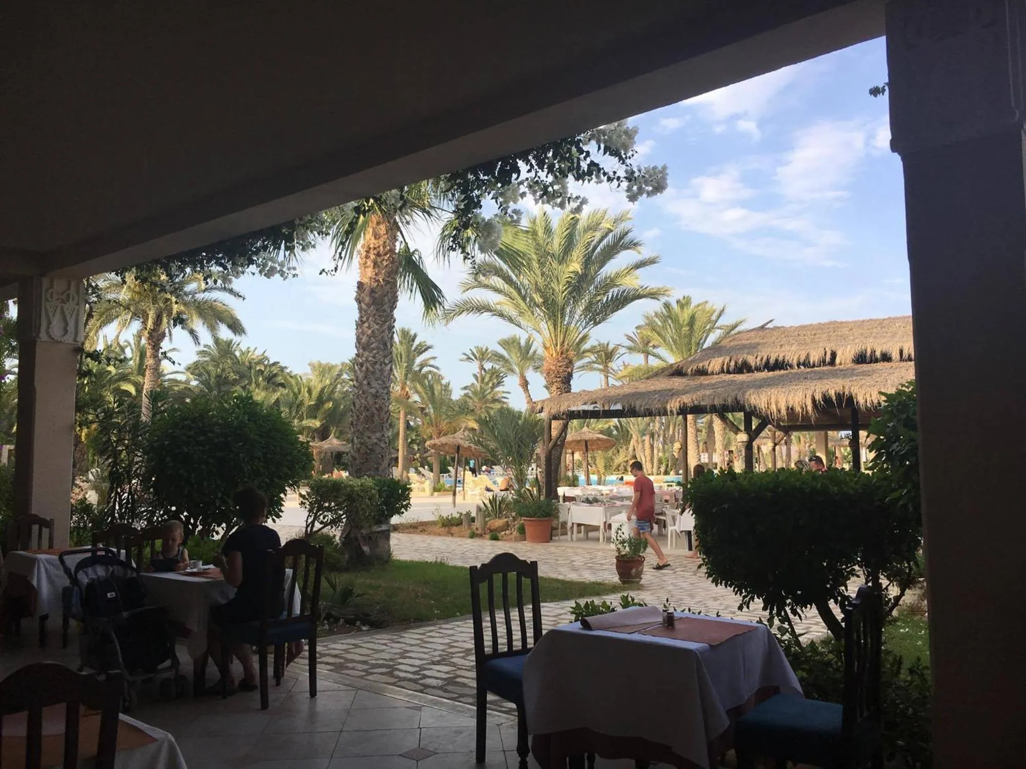 Patio in Zita Beach Resort