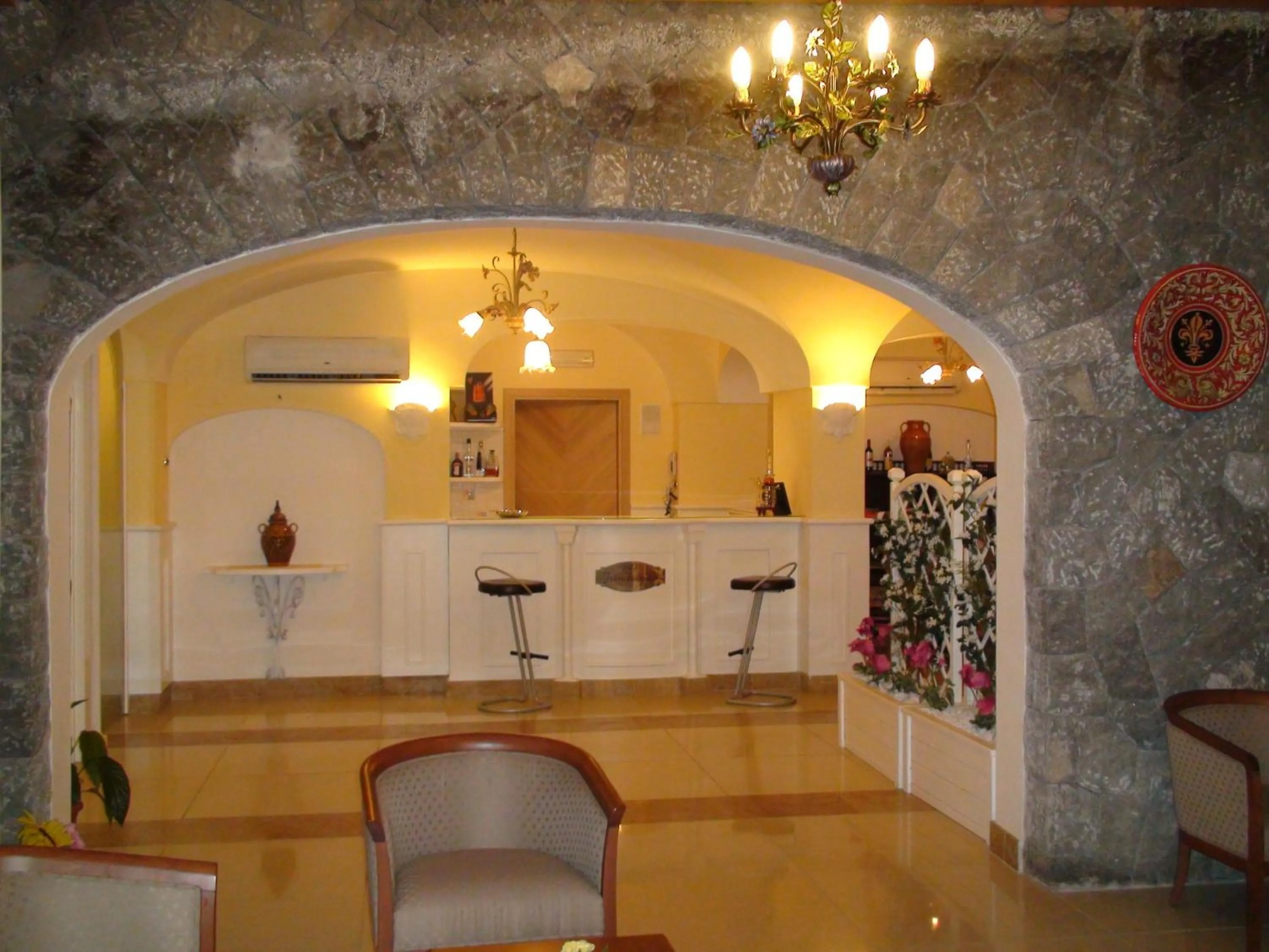 Lobby or reception in Hotel Villa Franca