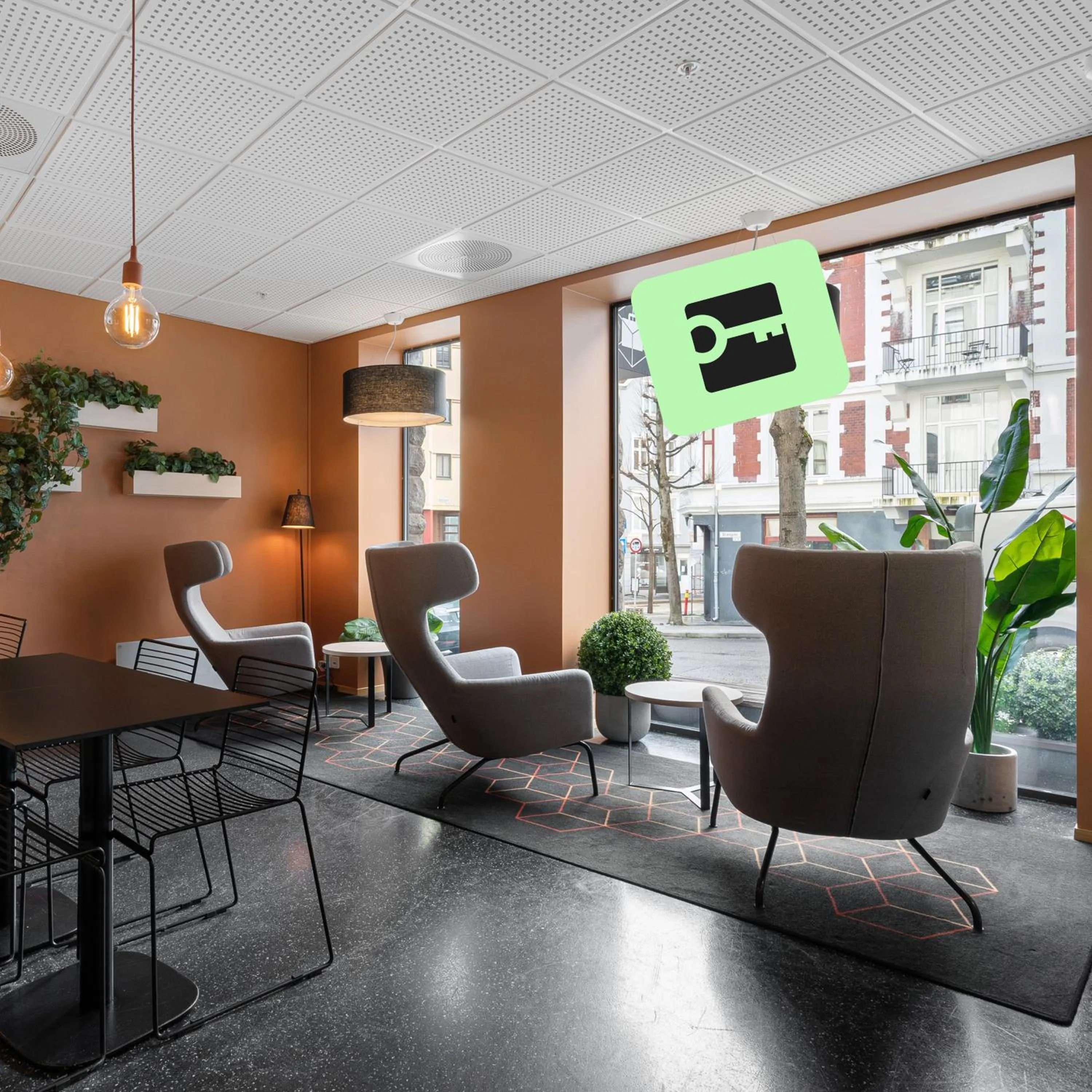 Lobby or reception in Citybox Bergen City