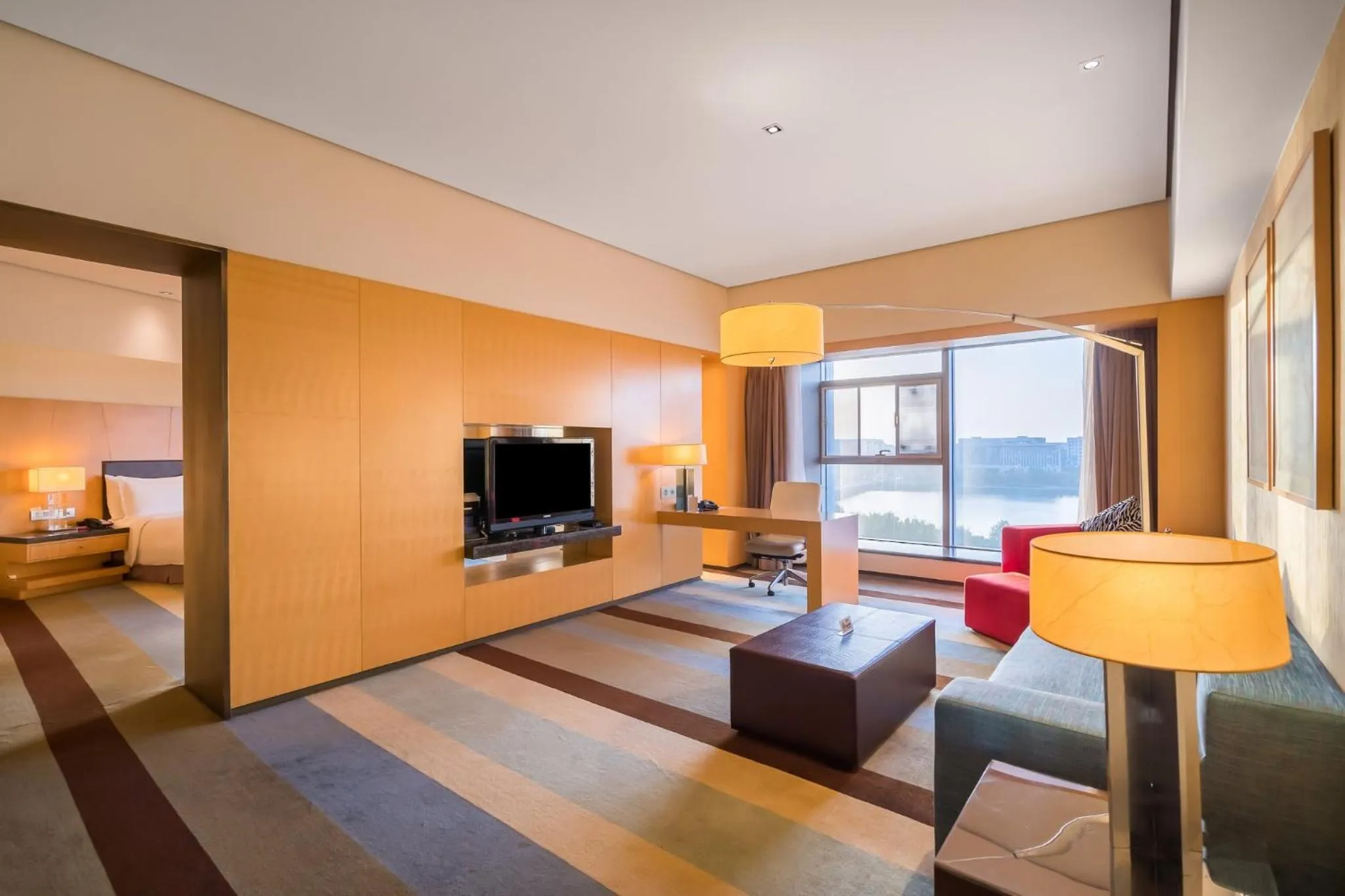 Photo of the whole room in Crowne Plaza Tianjin Binhai by IHG