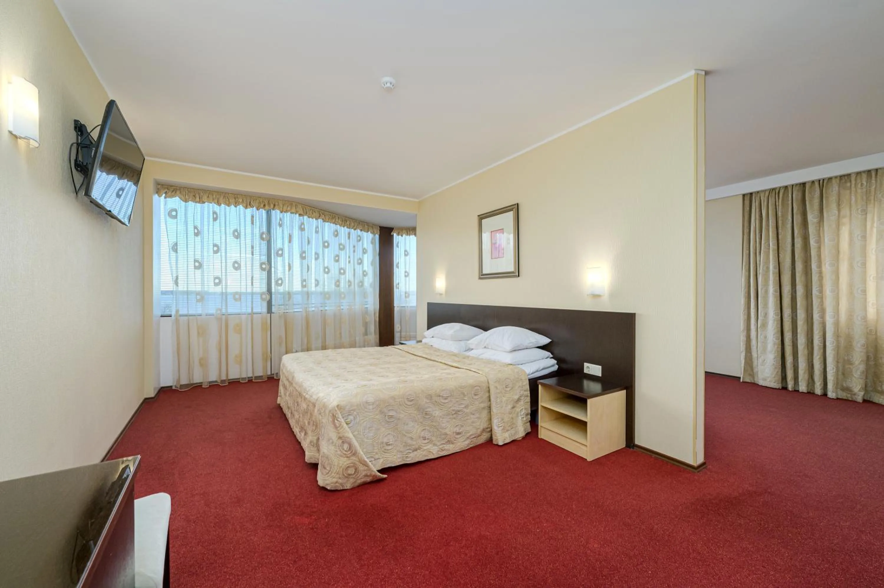 Bedroom, Bed in Hotel Rocca al Mare