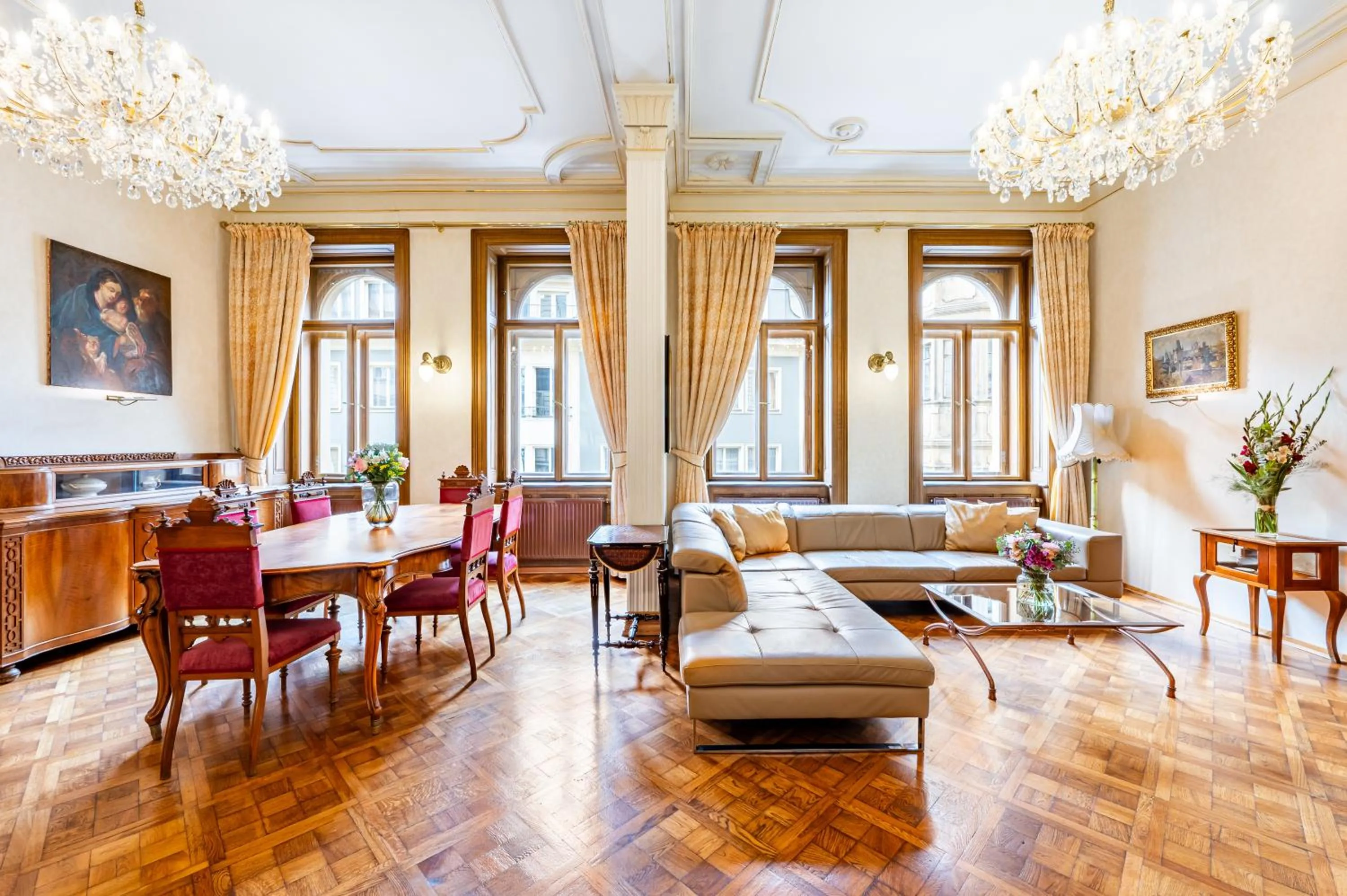 Living room in Malostranská Residence