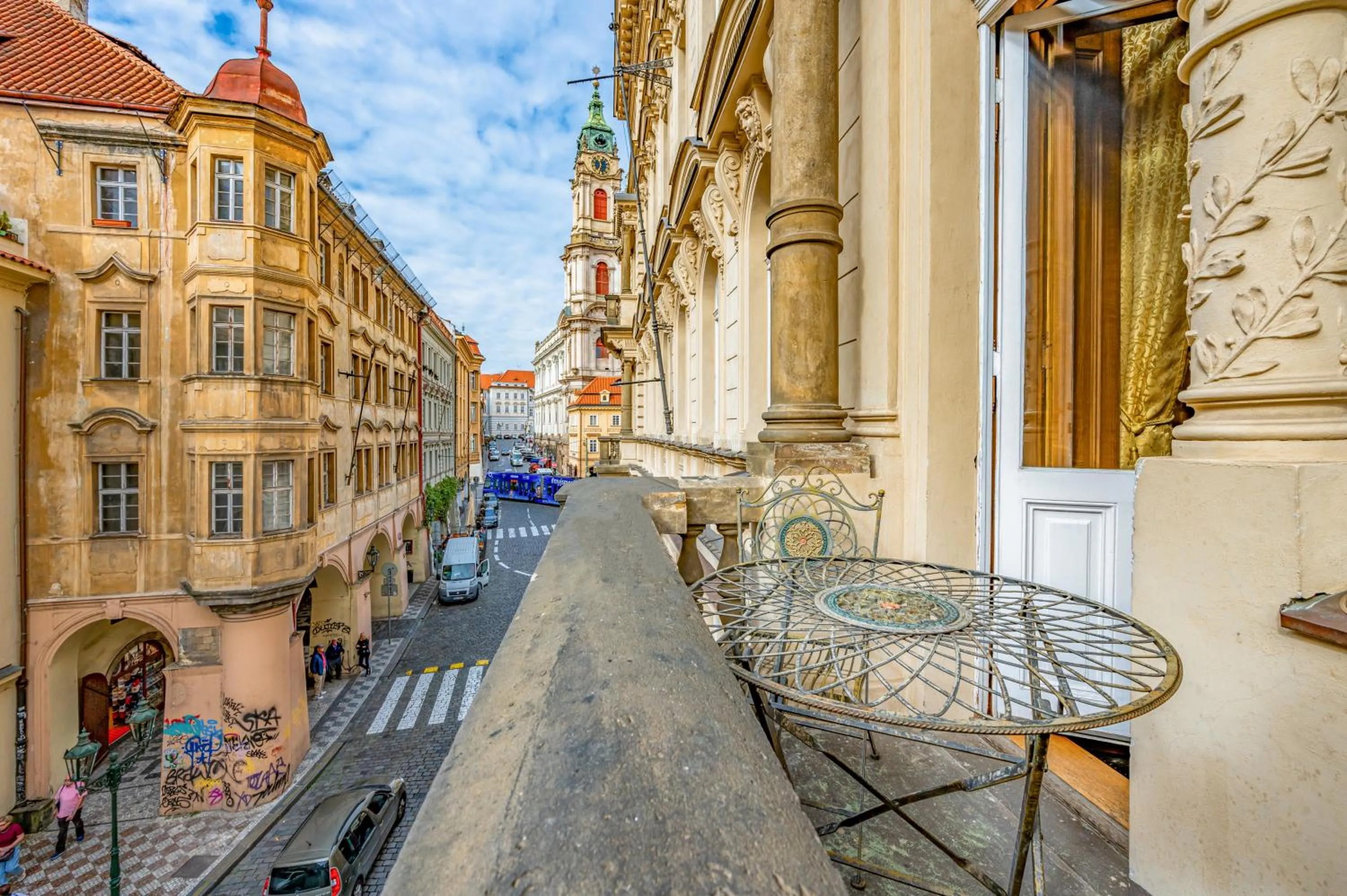 Balcony/Terrace in Malostranská Residence