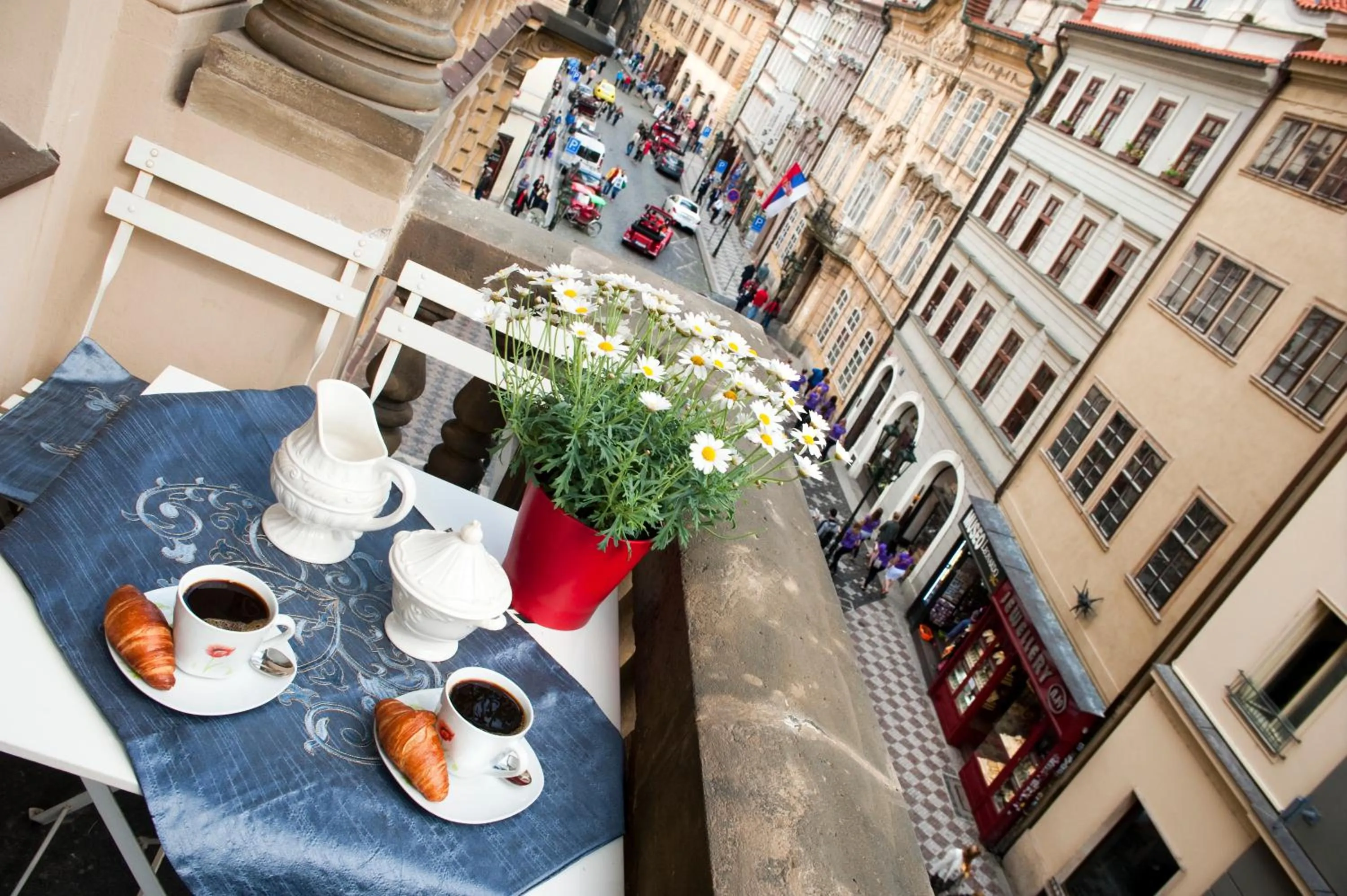 Balcony/Terrace in Malostranská Residence