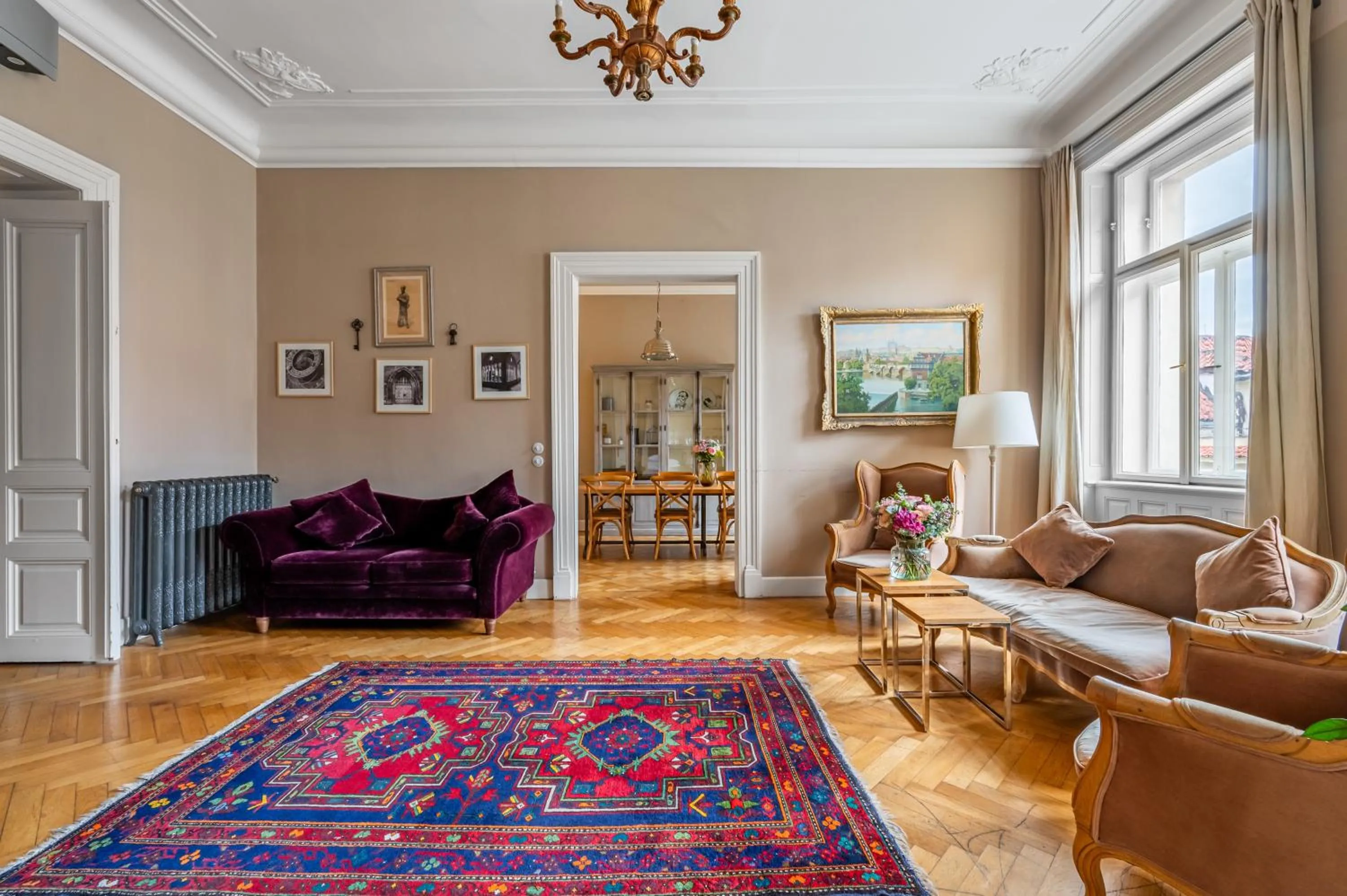 Living room in Malostranská Residence