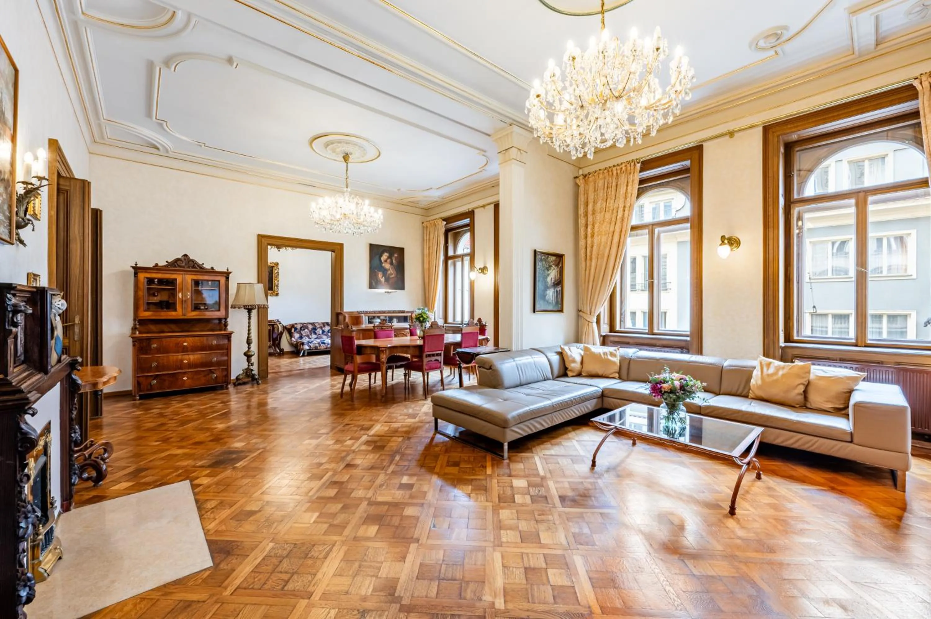 Living room in Malostranská Residence