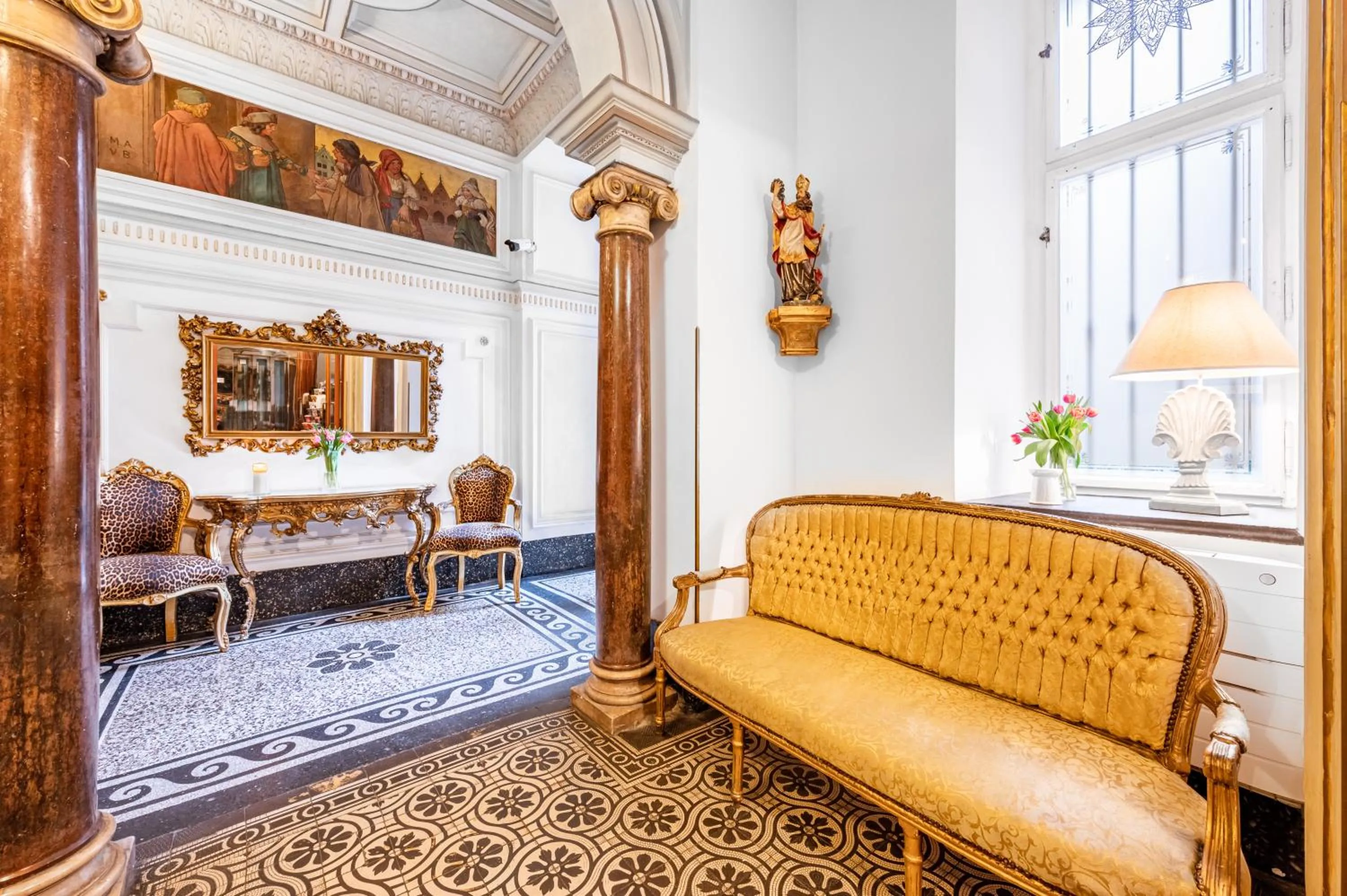 Lobby or reception in Malostranská Residence