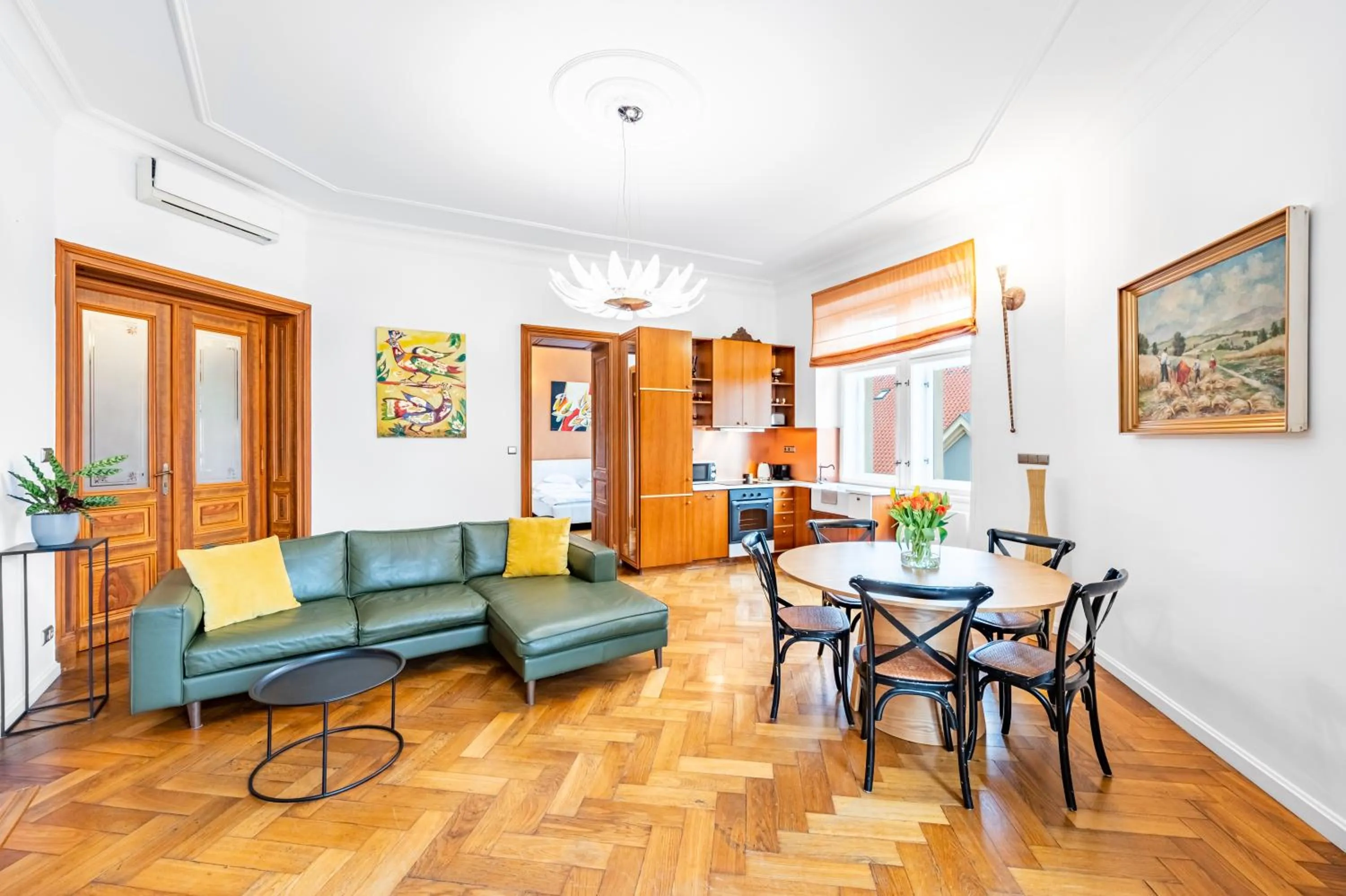 Kitchen or kitchenette in Malostranská Residence