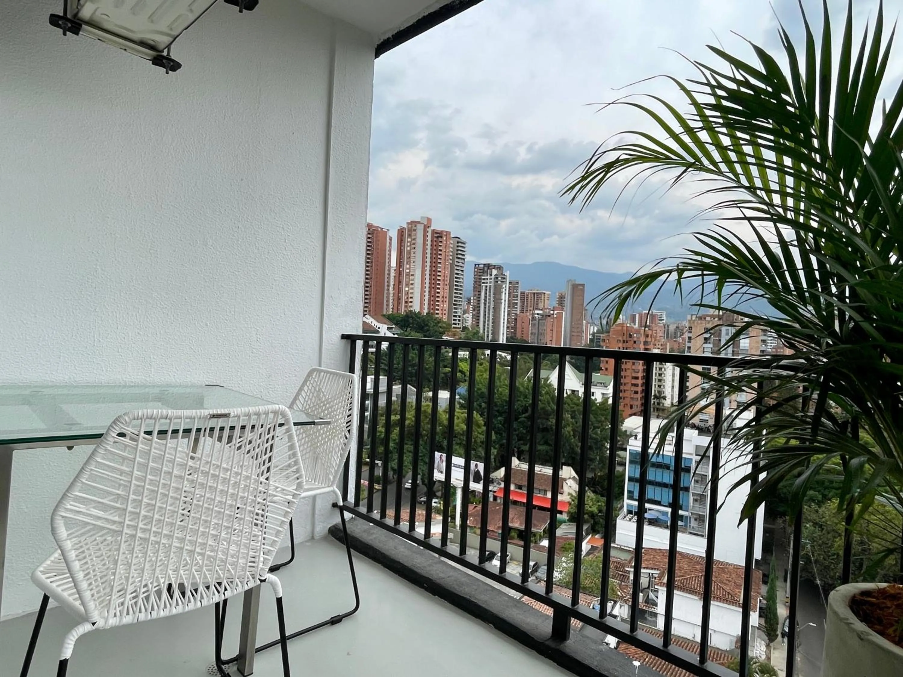Balcony/Terrace in Hotel Santa Ana Medellin
