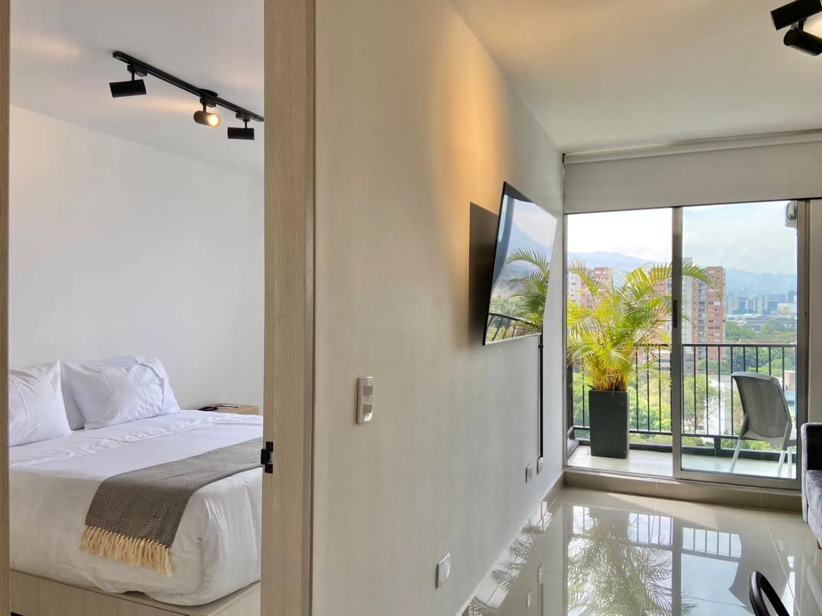 Bed in Hotel Santa Ana Medellin