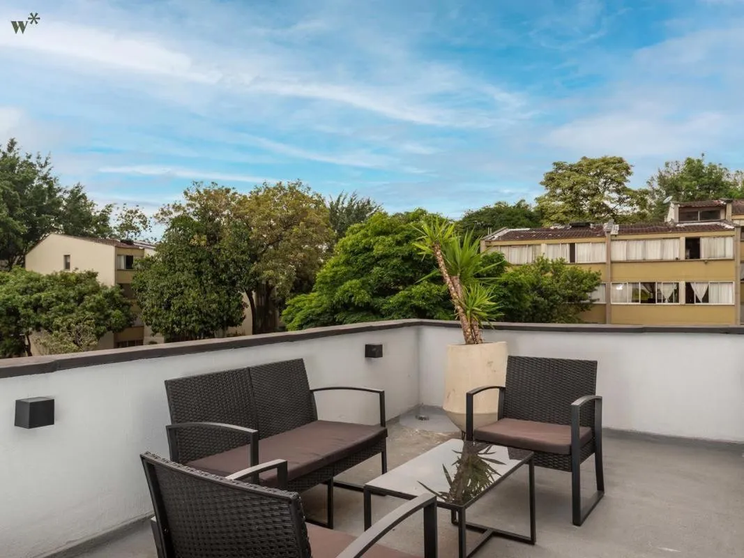 Patio in Hotel Santa Ana Medellin