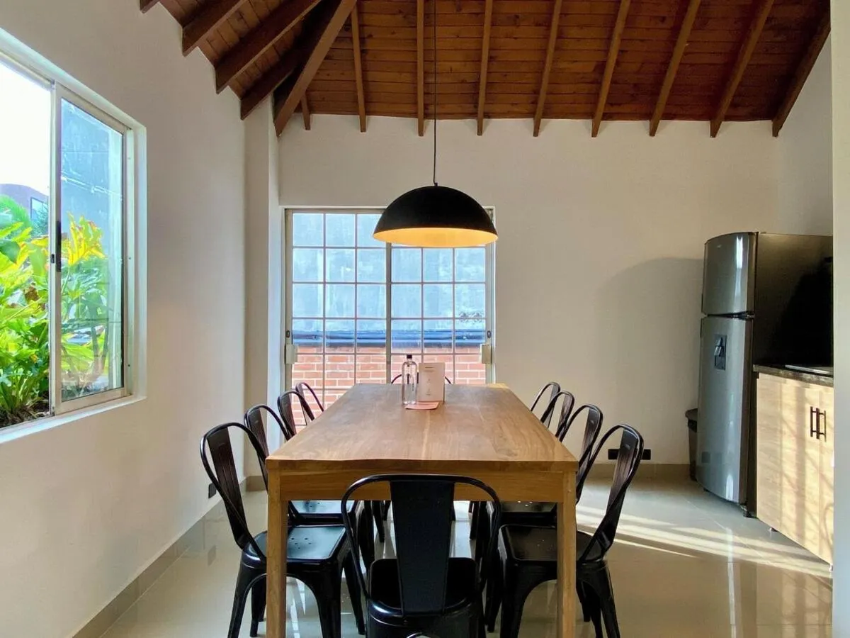 Kitchen or kitchenette in Hotel Santa Ana Medellin