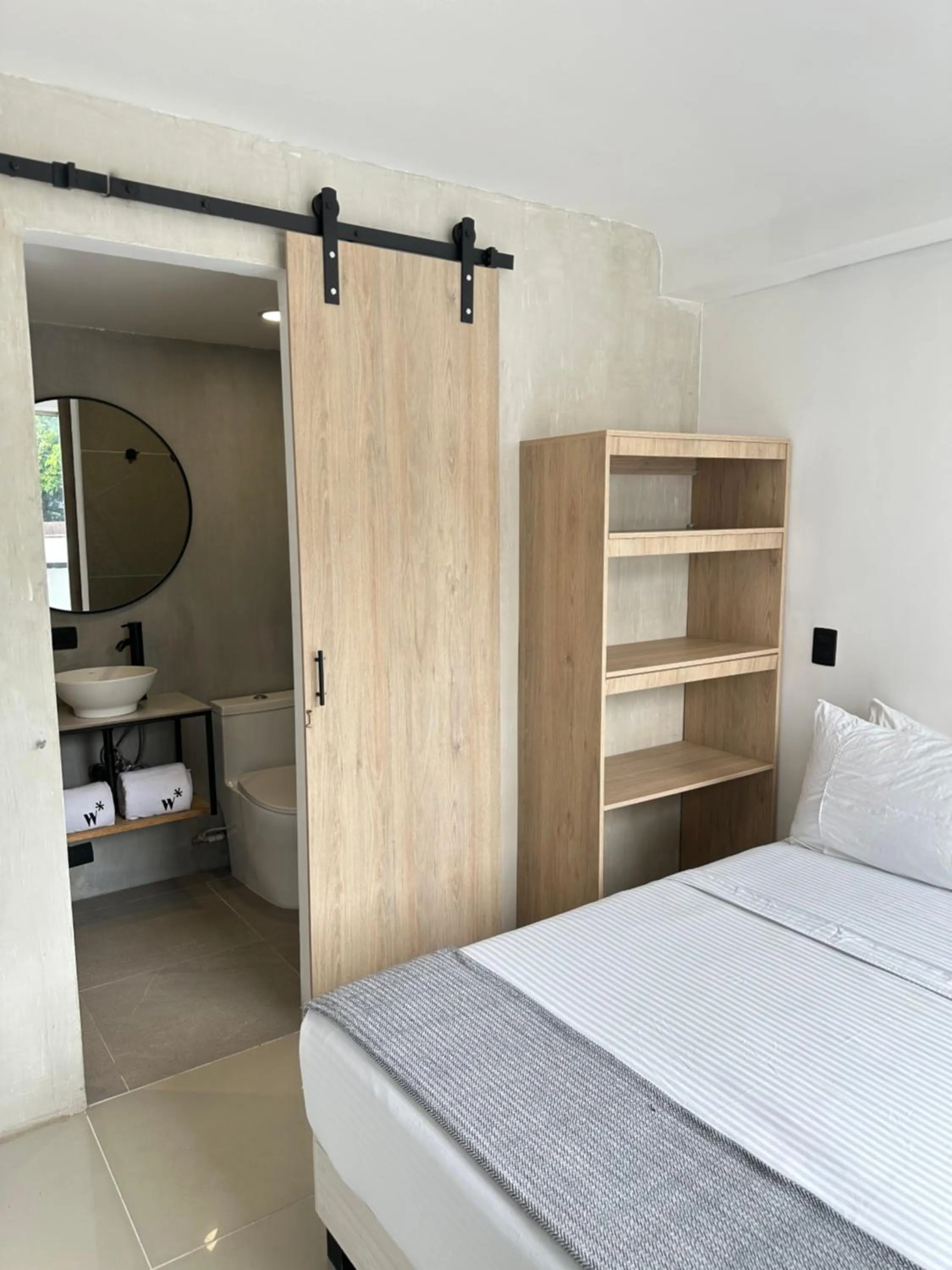 Property building, Bed in Hotel Santa Ana Medellin