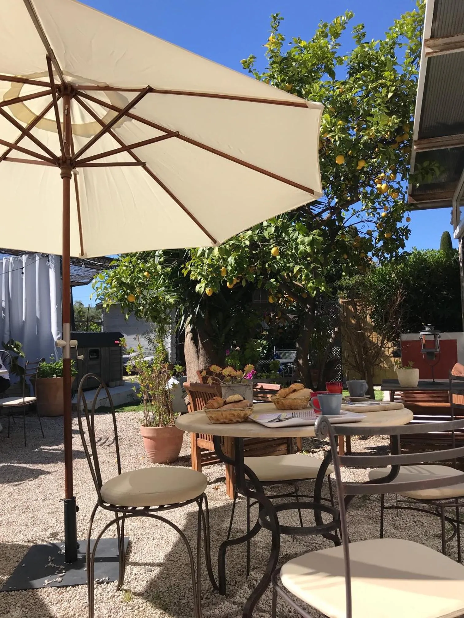 Garden in Hôtel La Villa Patricia - Charme et Tradition