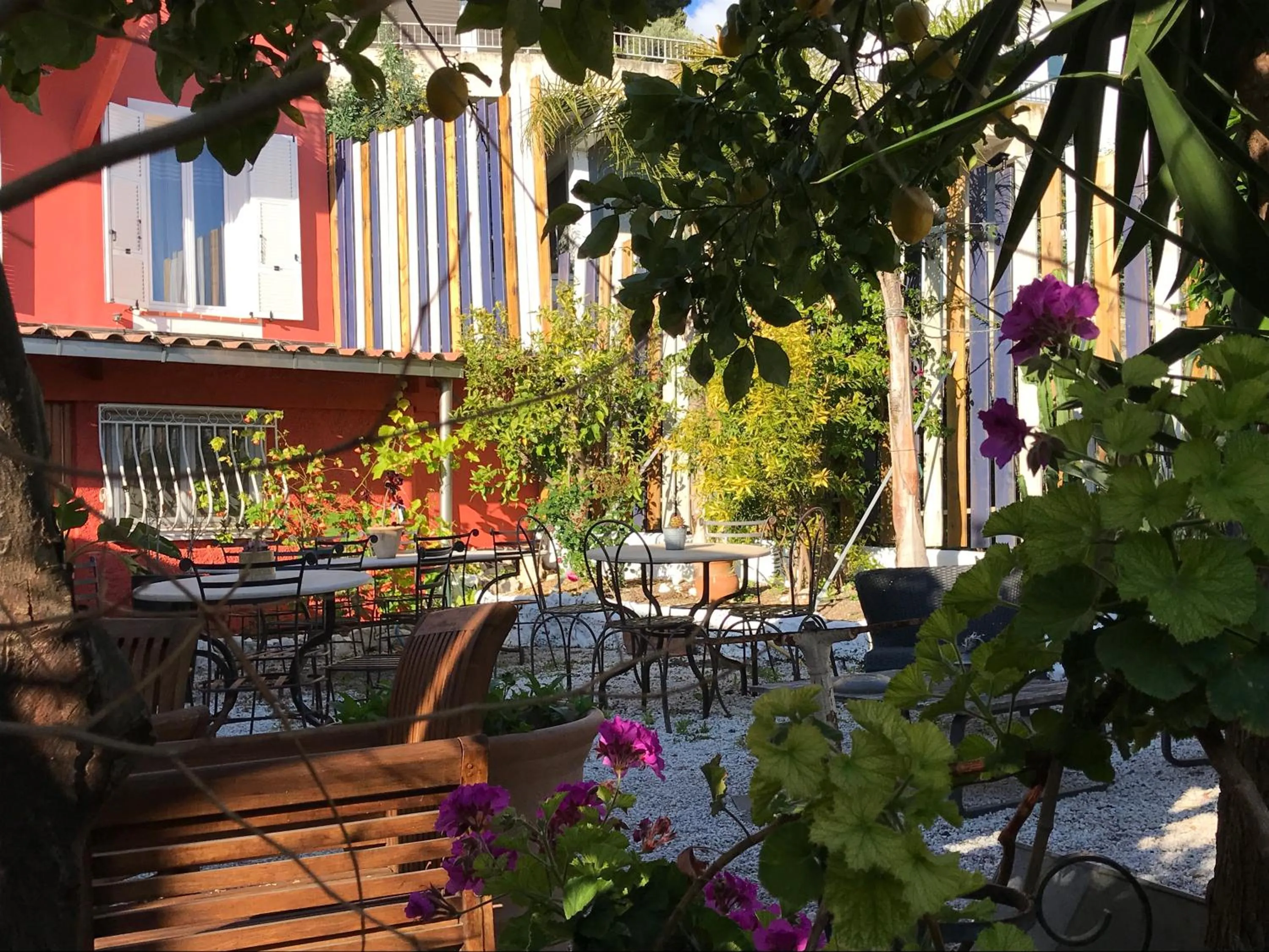 Garden in Hôtel La Villa Patricia - Charme et Tradition