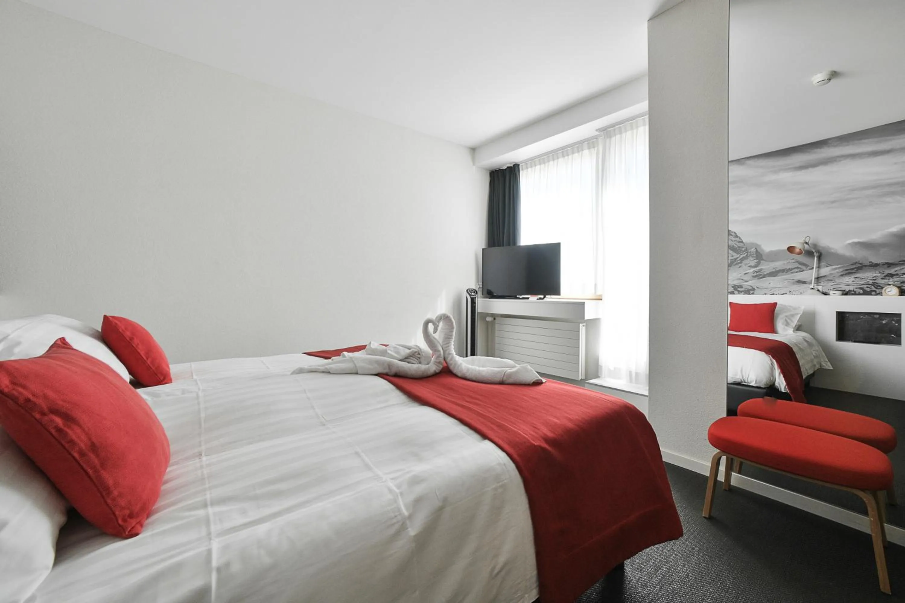 Bedroom, Bed in Home Swiss Hotel