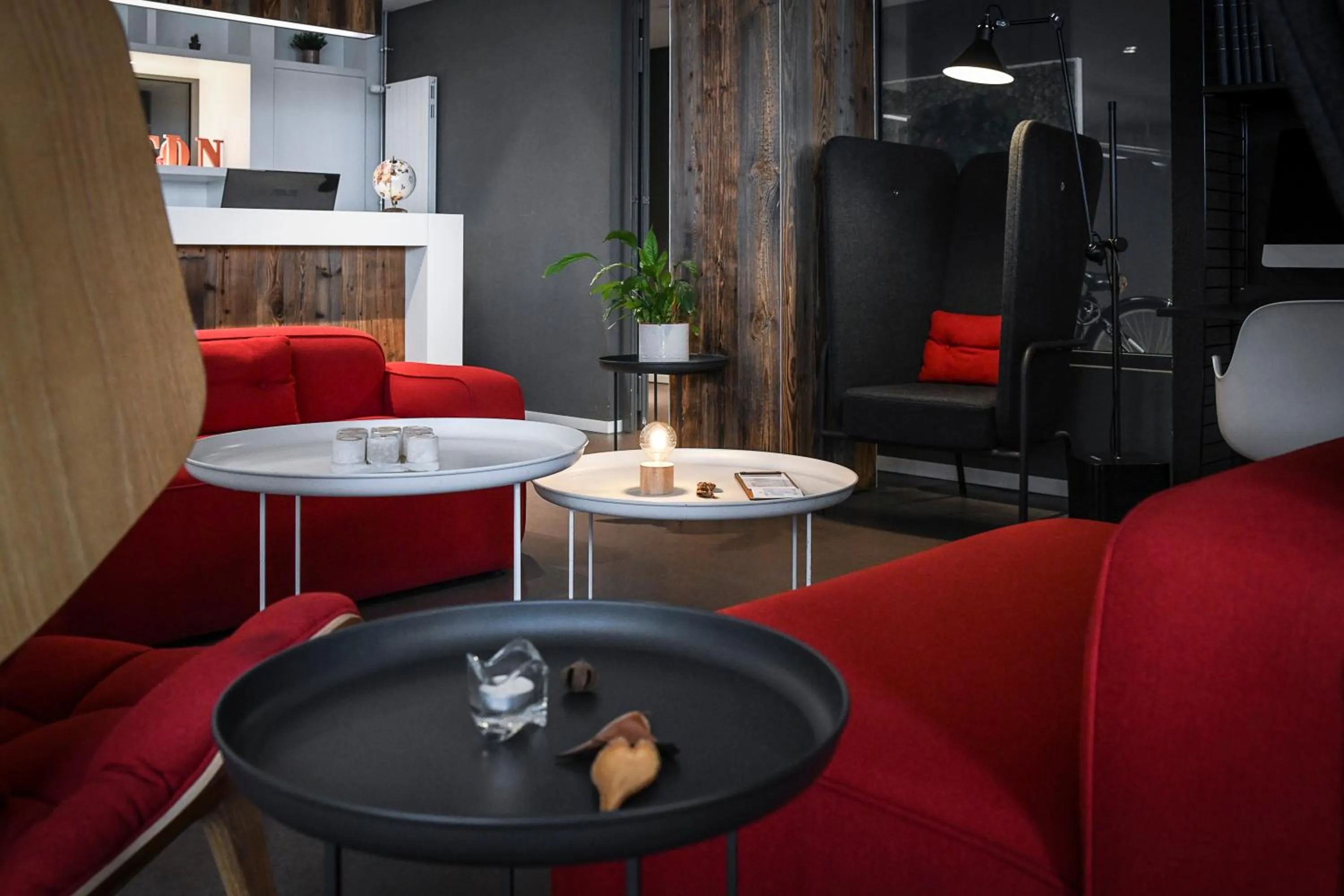 Seating area in Home Swiss Hotel