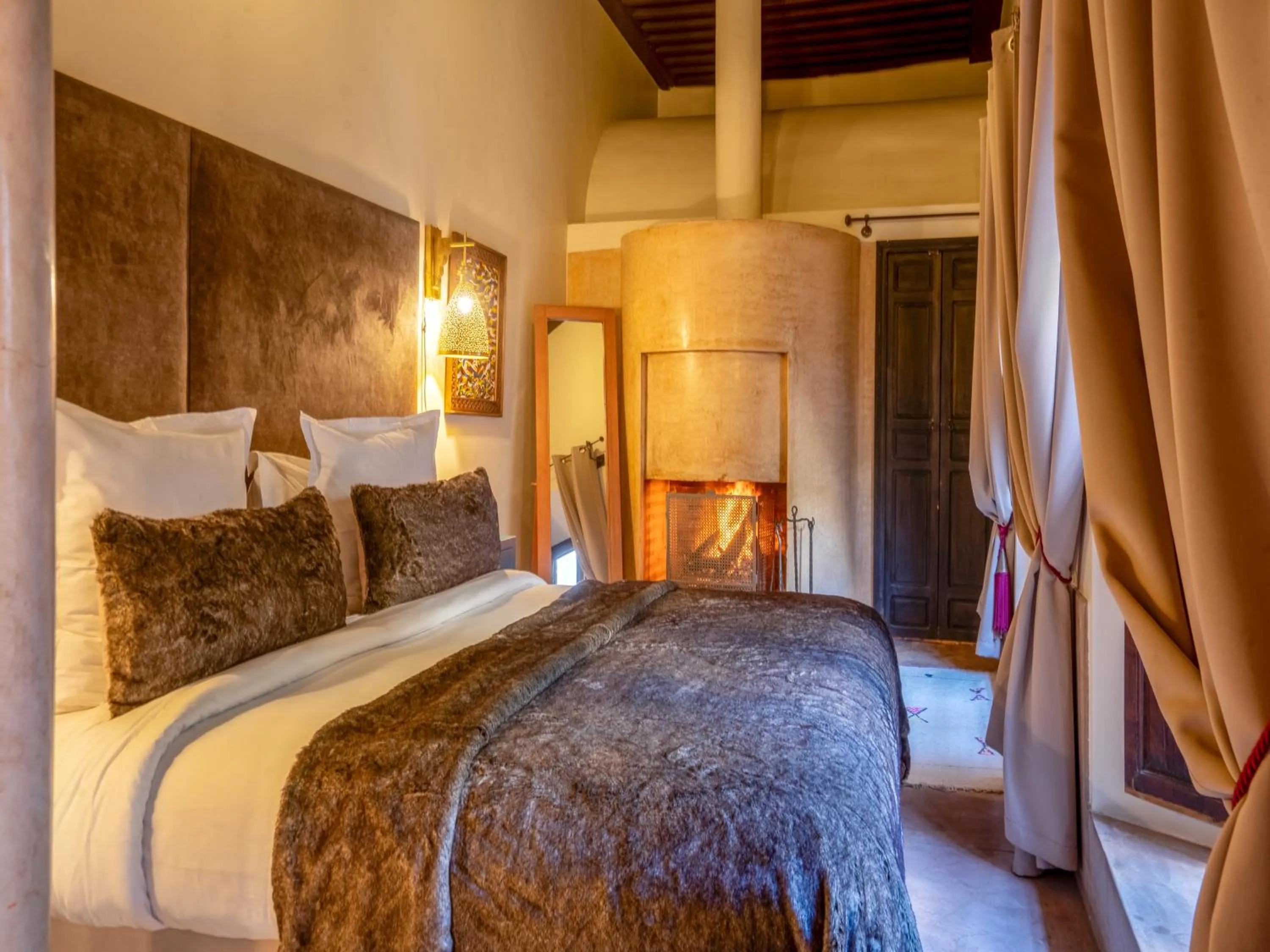 Bed in Riad Ines Home