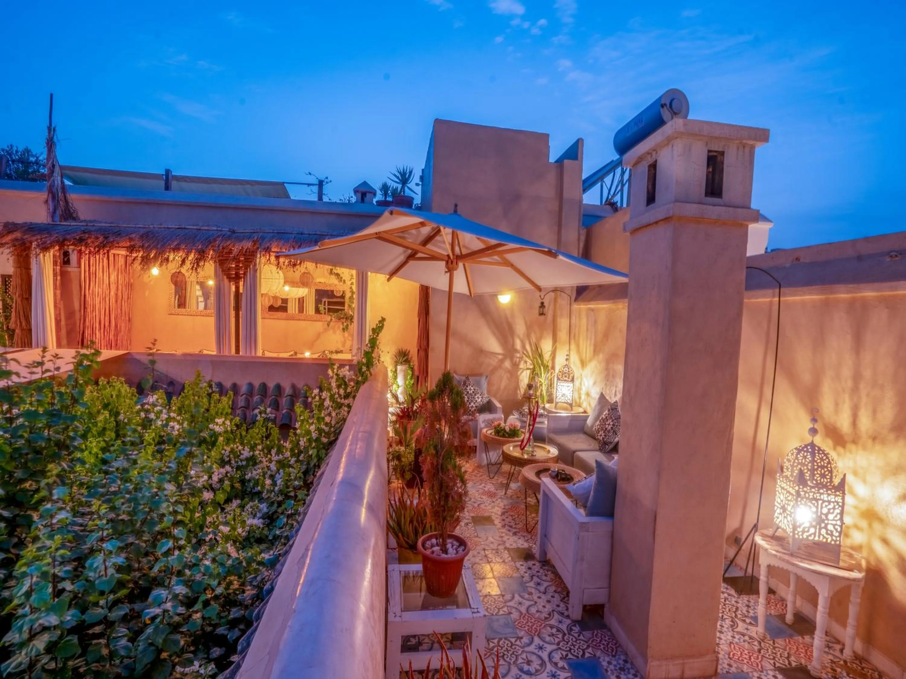 Balcony/Terrace in Riad Ines Home