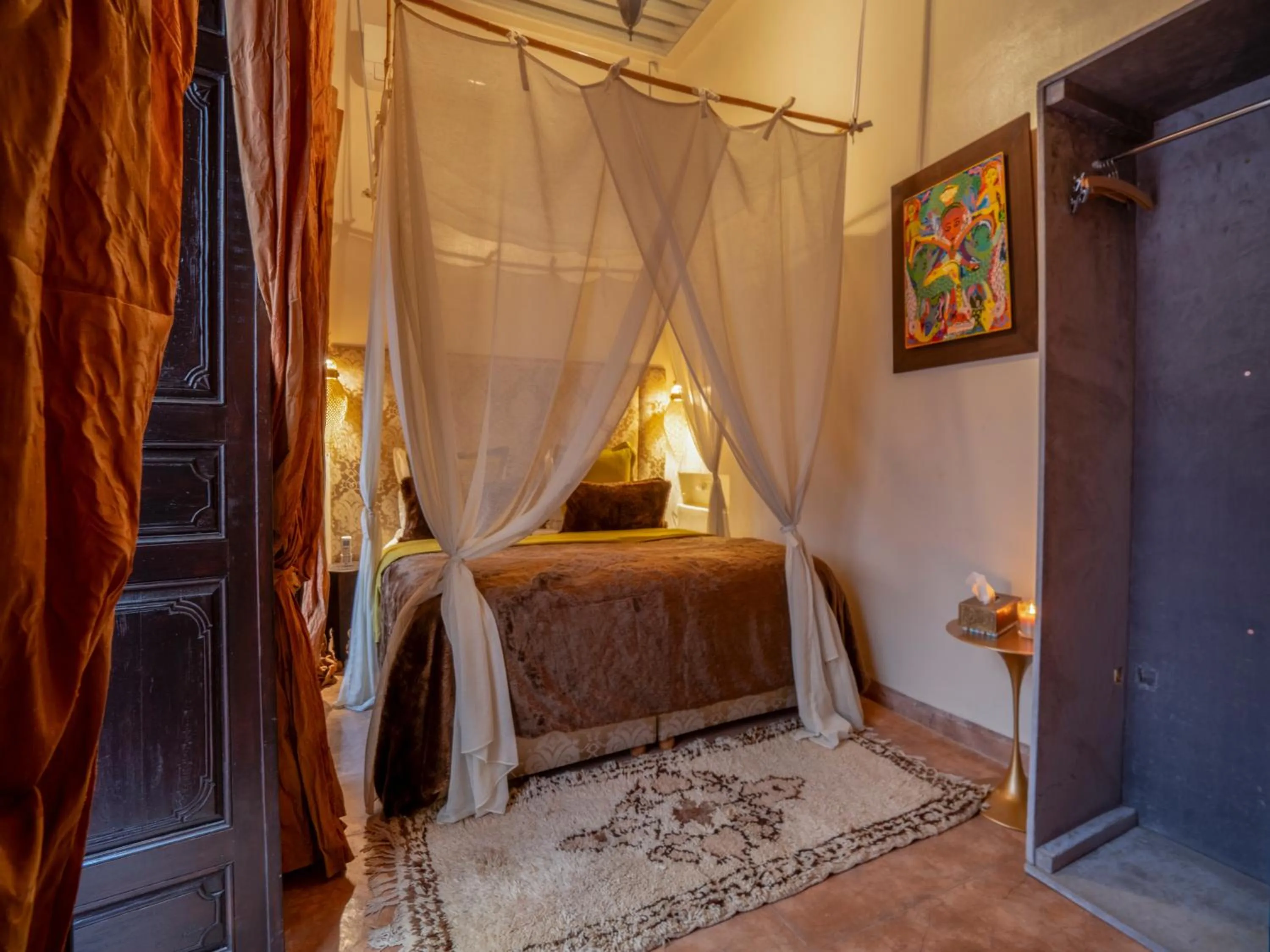 Bed in Riad Ines Home