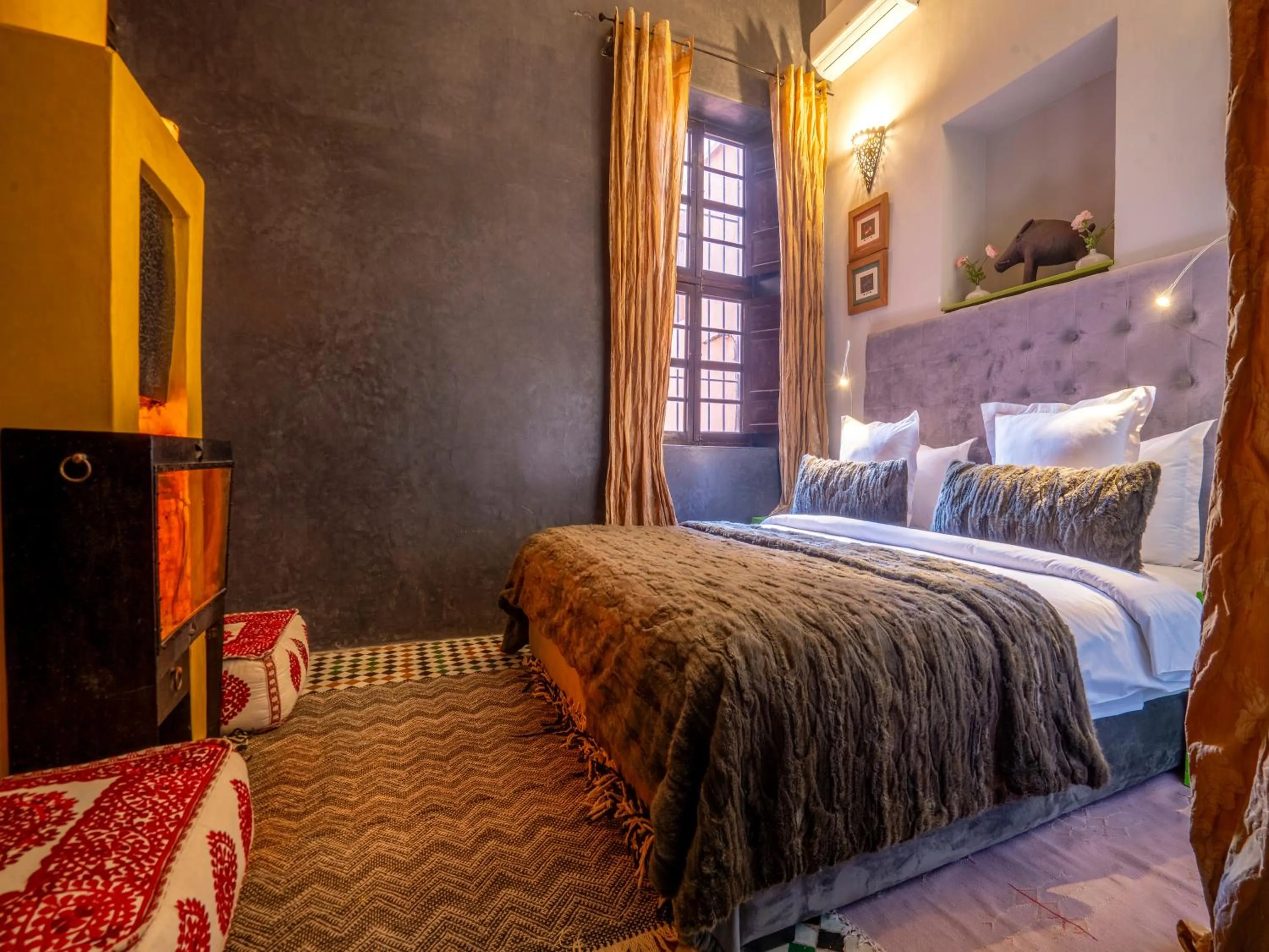 Bed in Riad Ines Home