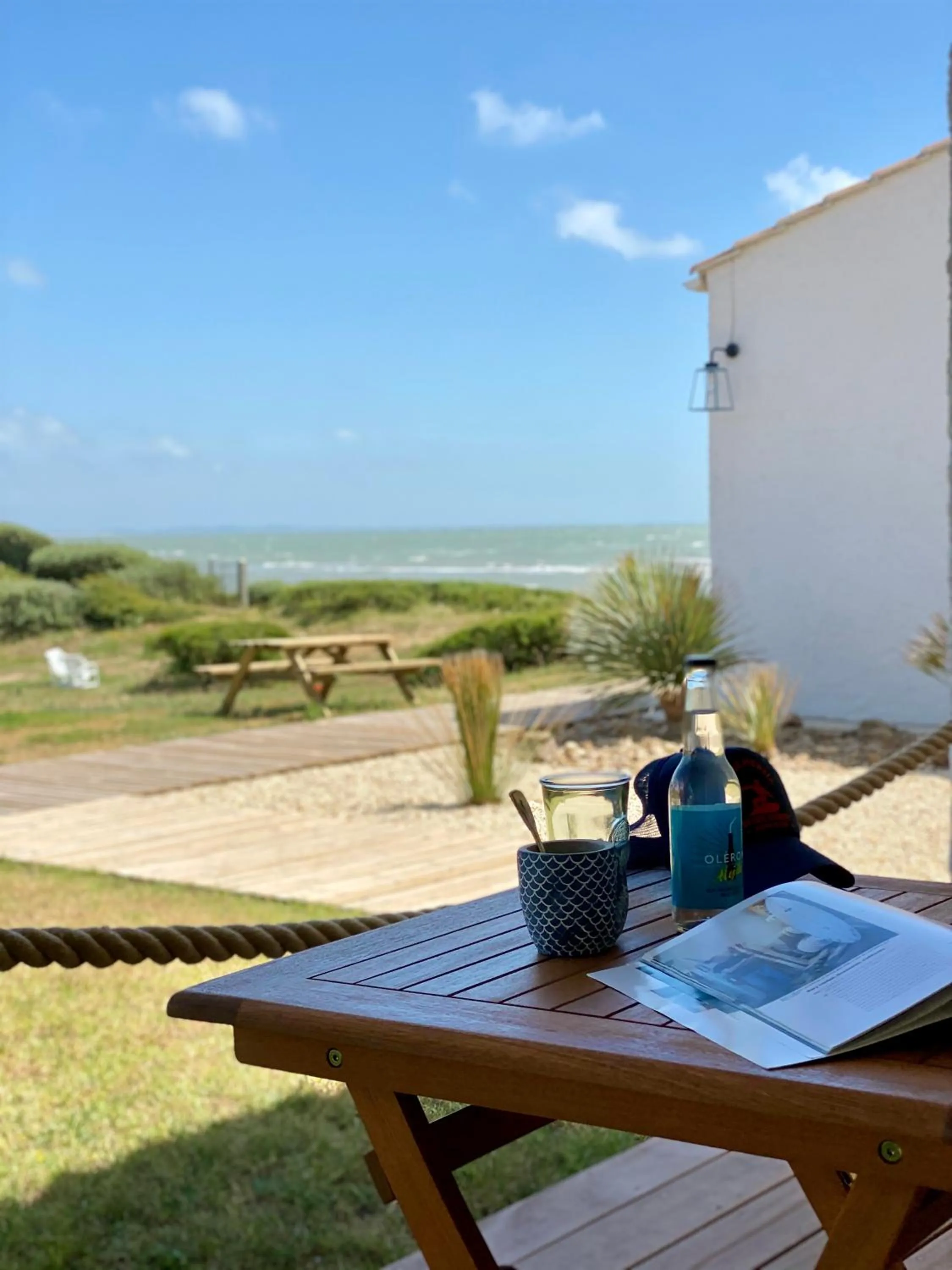 Balcony/Terrace in Hôtel Île de Lumière