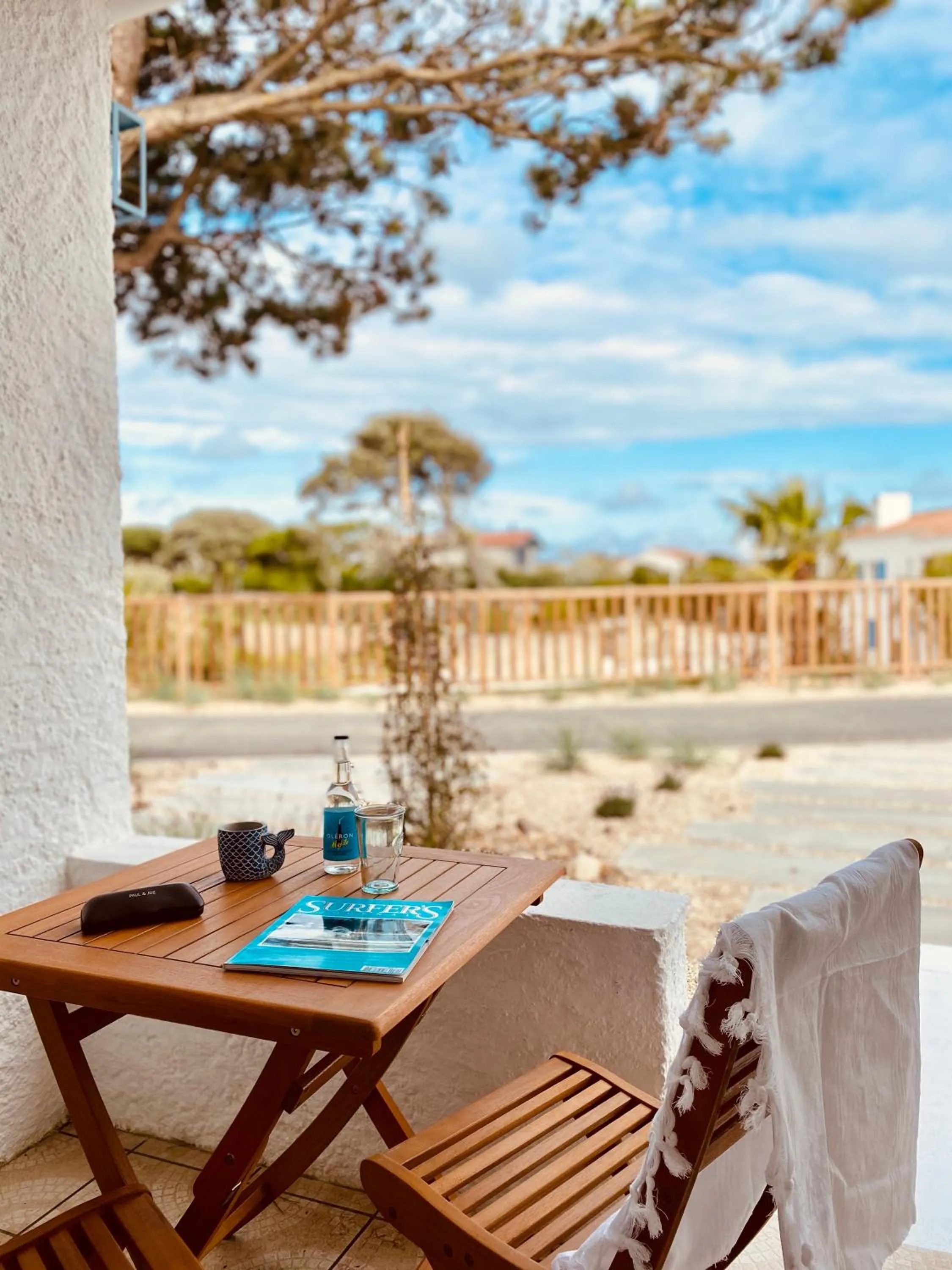 Balcony/Terrace in Hôtel Île de Lumière