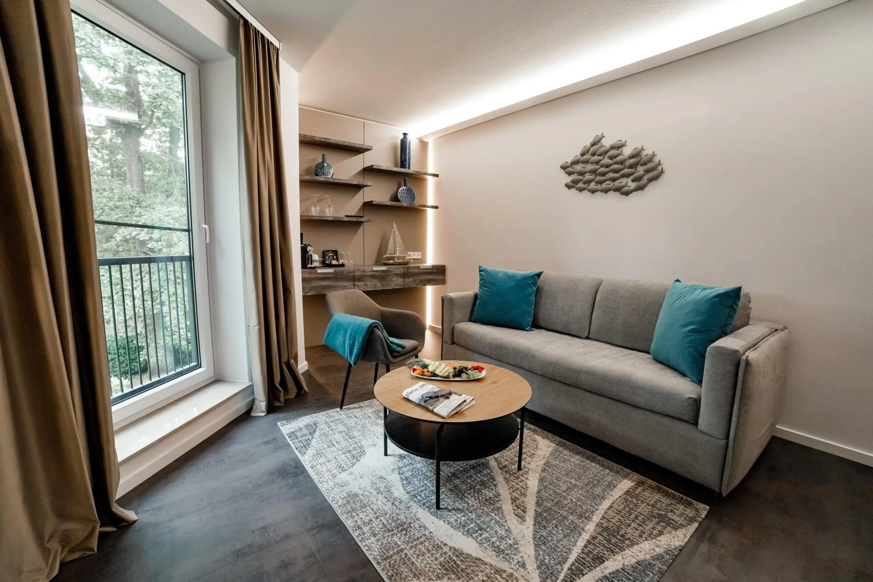 Living room in Seehotel am Tankumsee