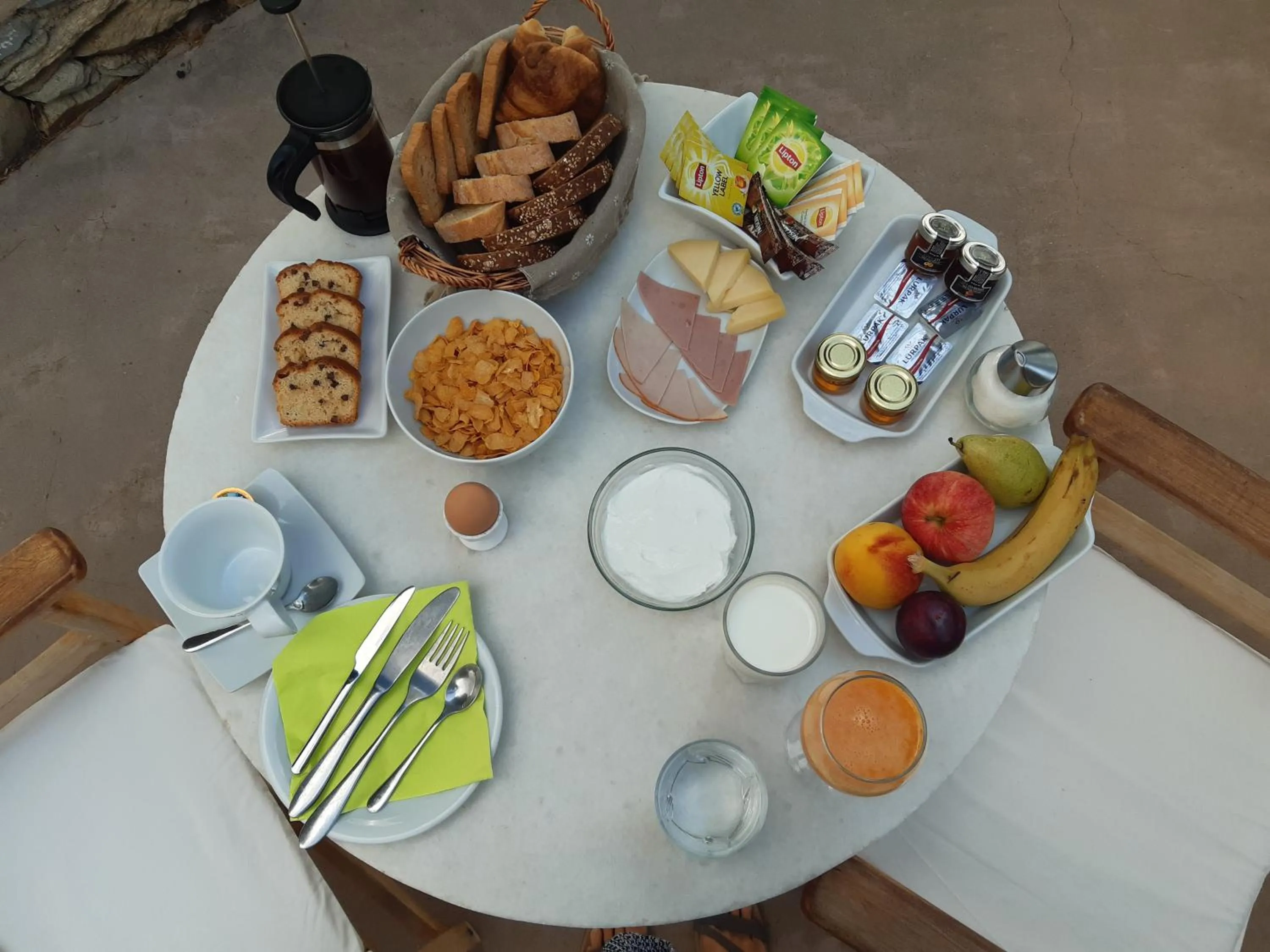 Breakfast in Petra Holiday Village