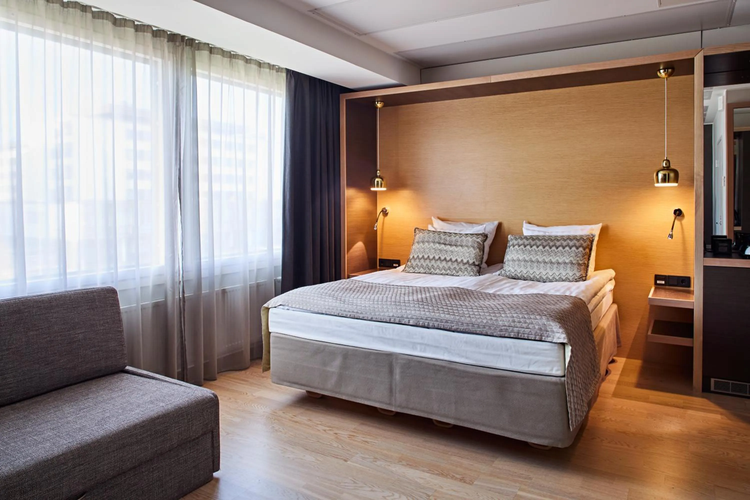 Bedroom in Original Sokos Hotel Alexandra Jyväskylä