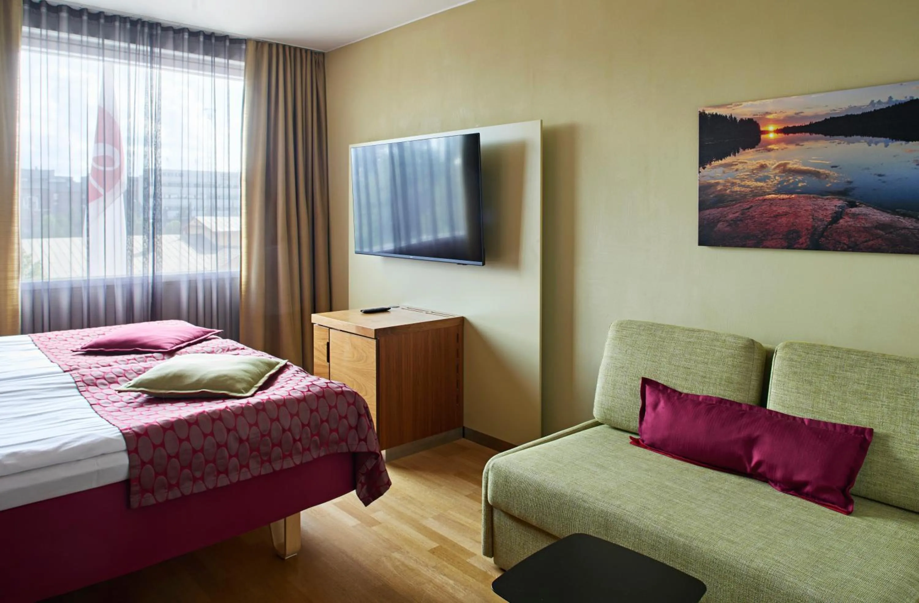 Bedroom in Original Sokos Hotel Alexandra Jyväskylä