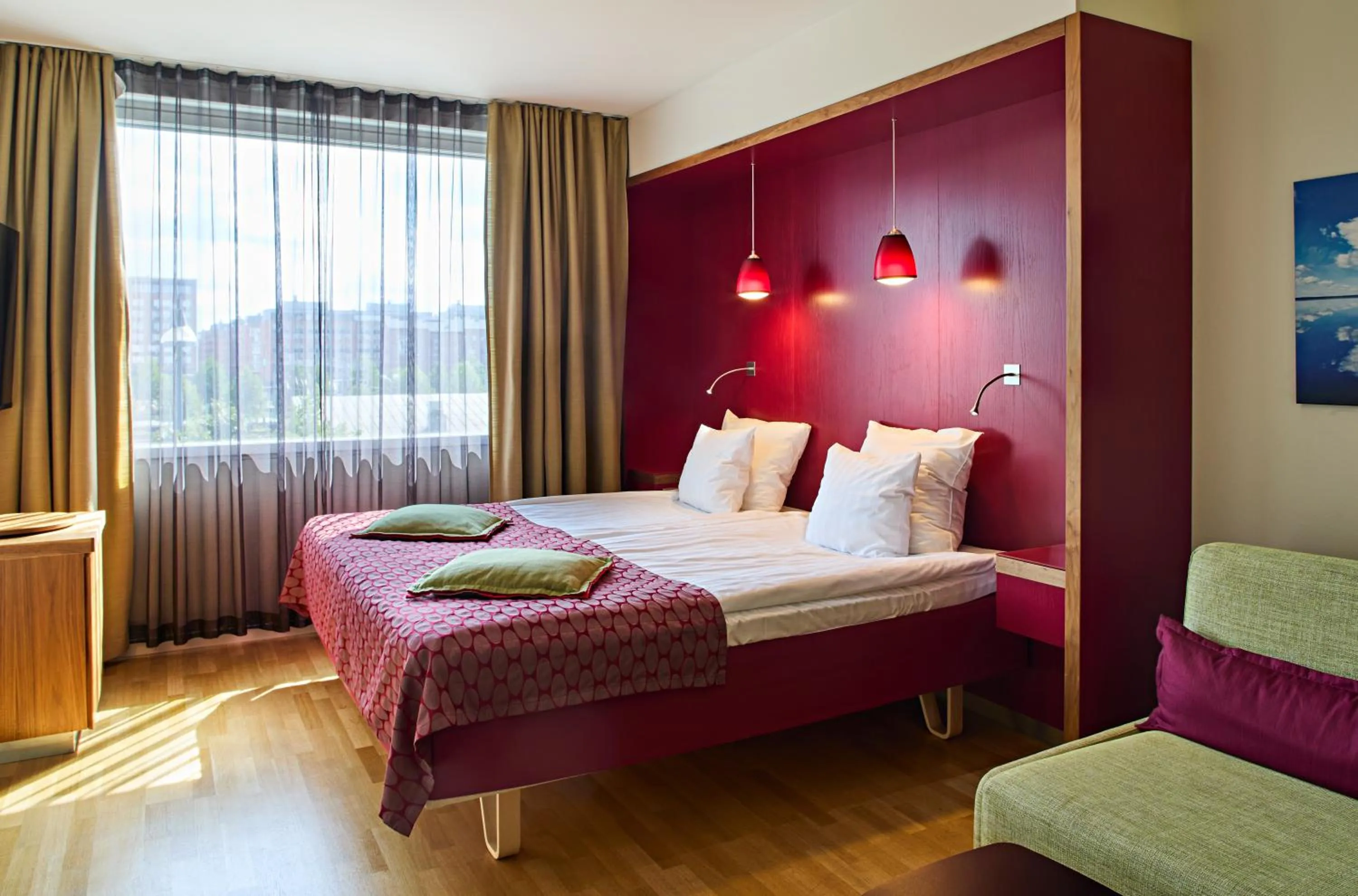 Bedroom in Original Sokos Hotel Alexandra Jyväskylä