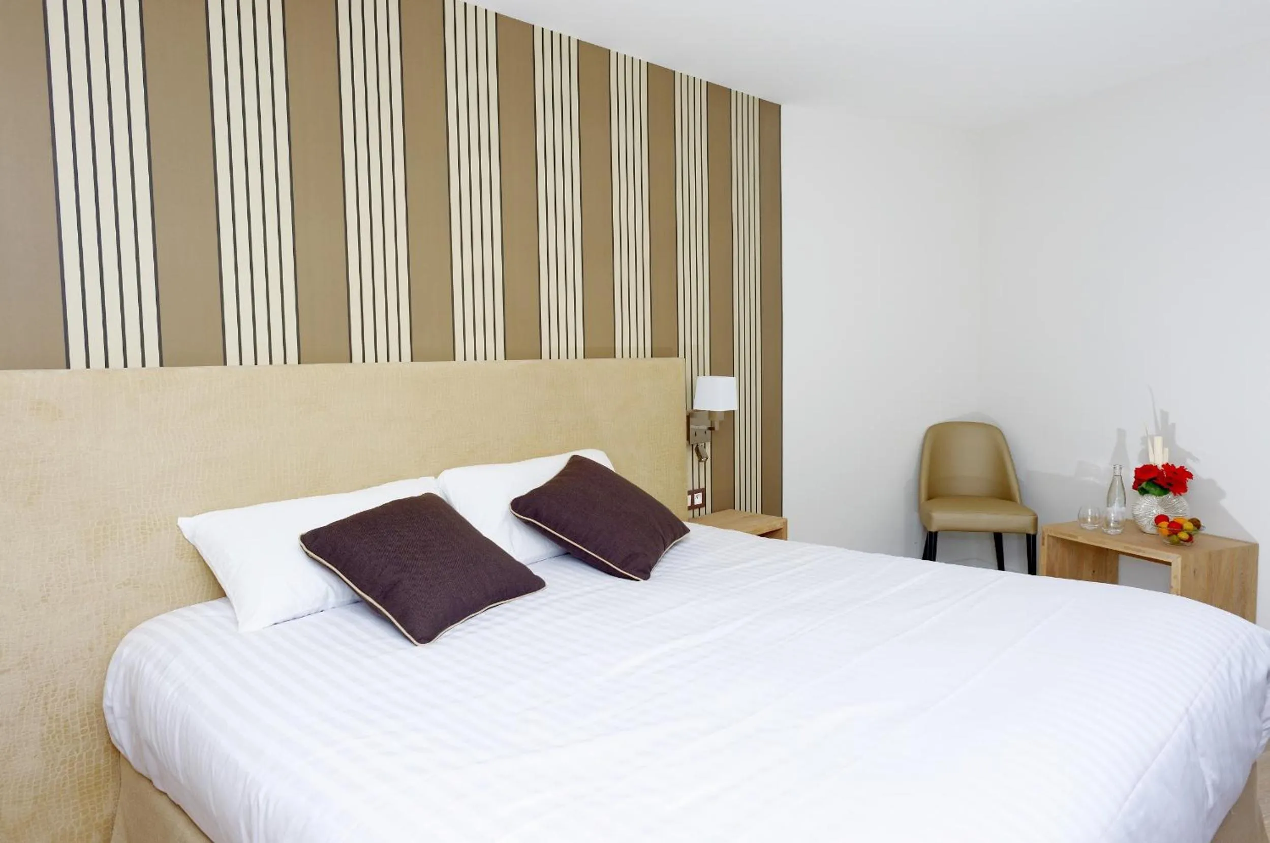 Photo of the whole room, Bed in Logis Hotel de la Nivelle