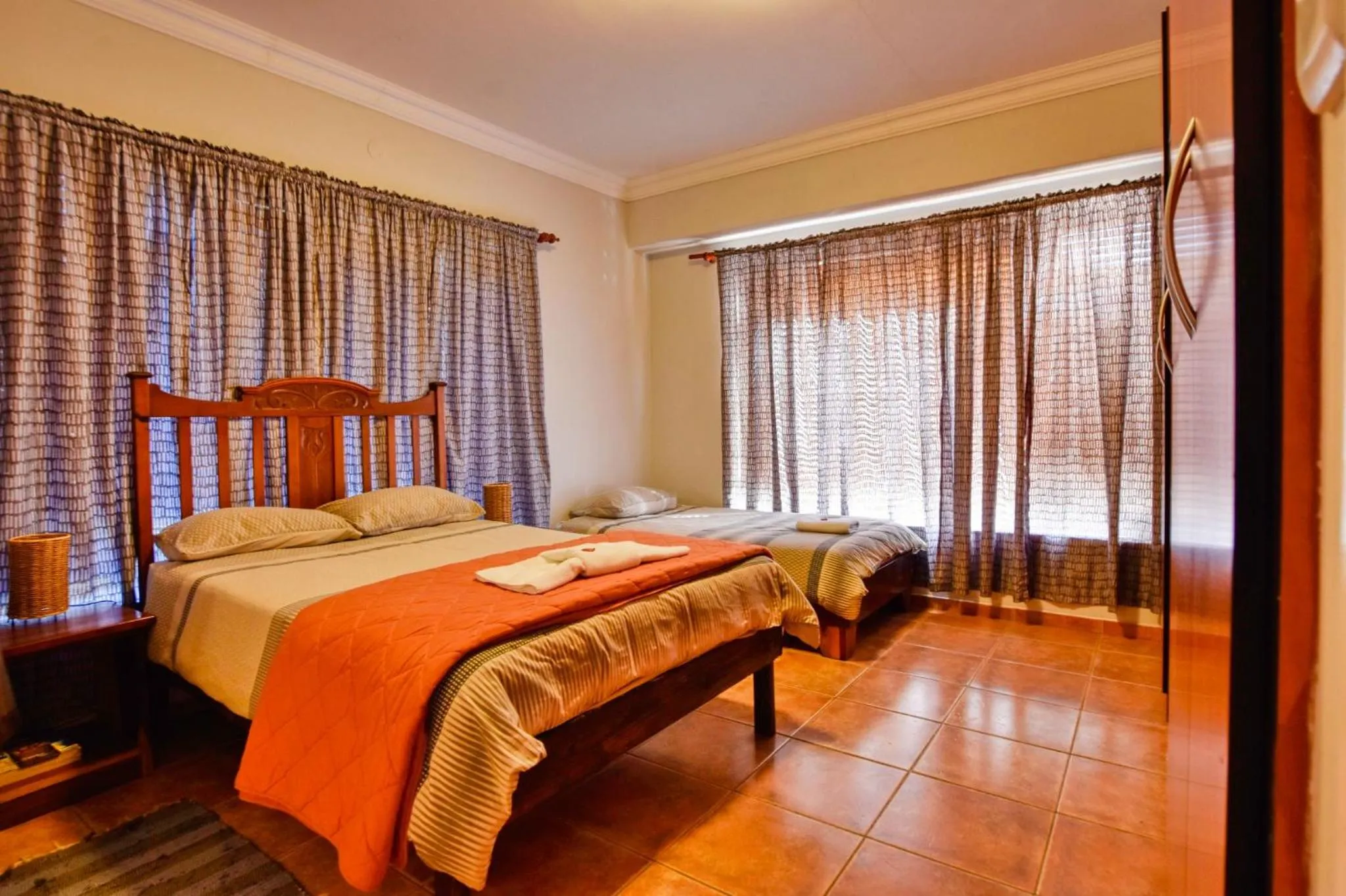 Bed in Anandi Guesthouse Swakopmund