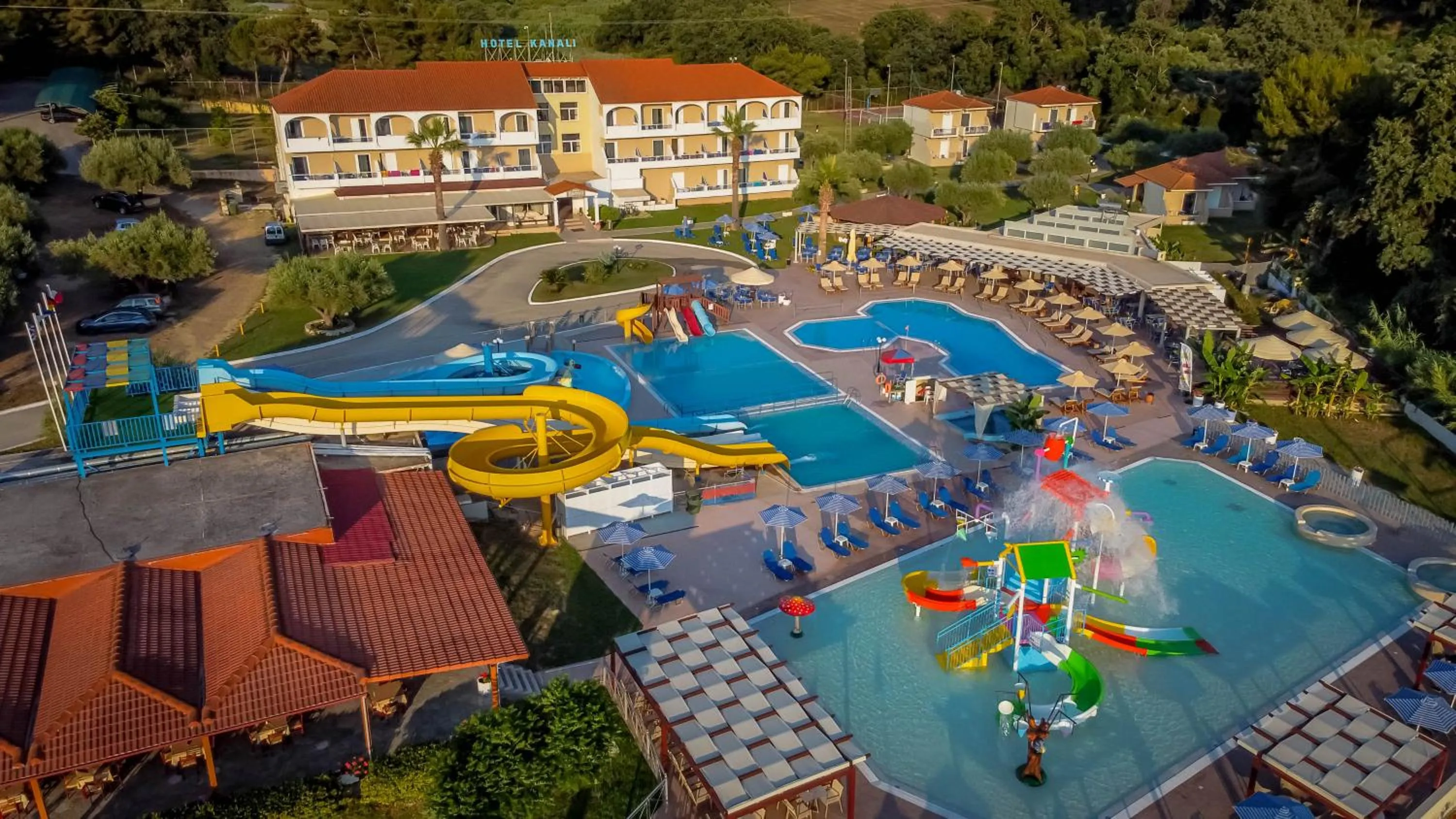 Aqua park in Hotel Kanali