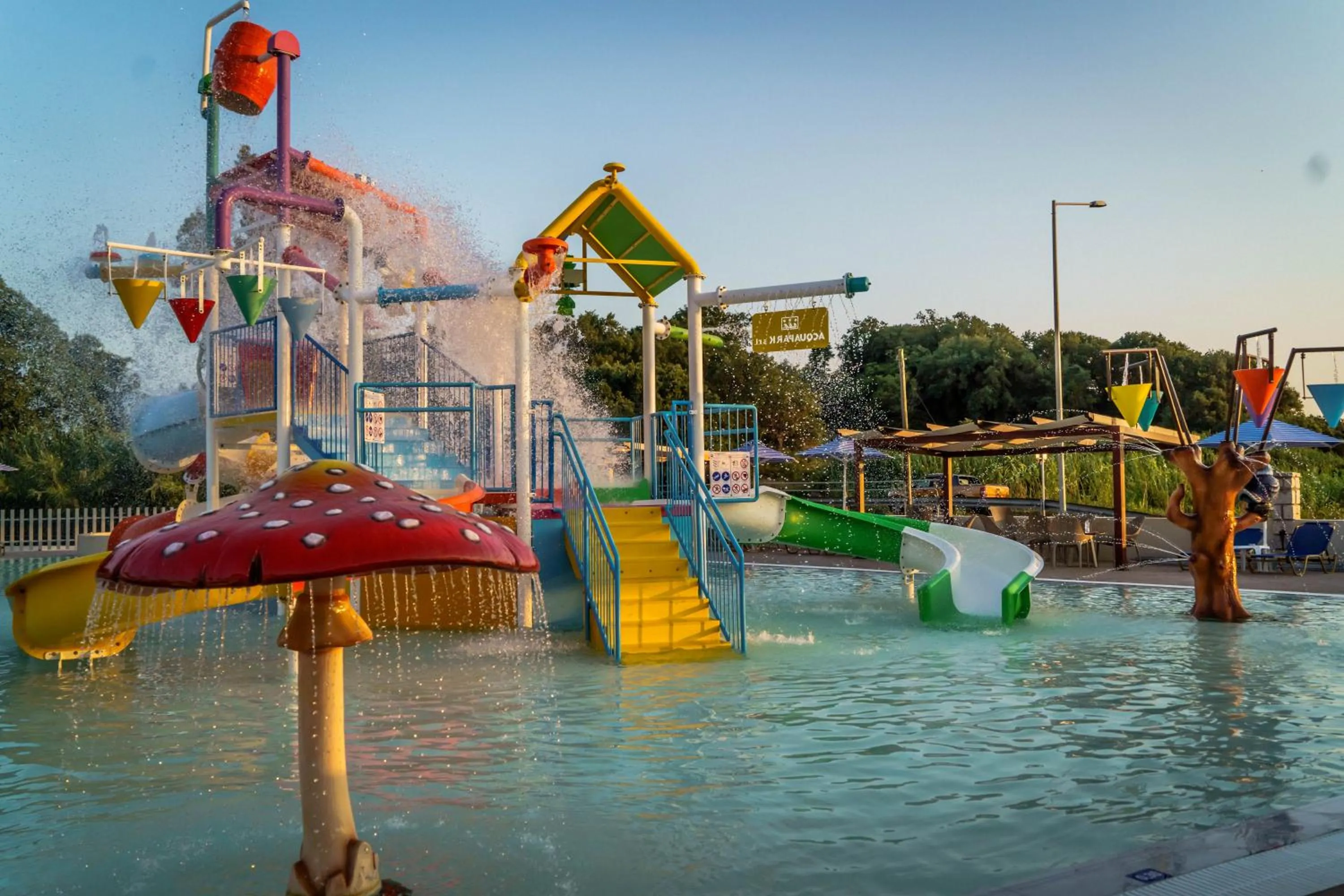 Aqua park in Hotel Kanali