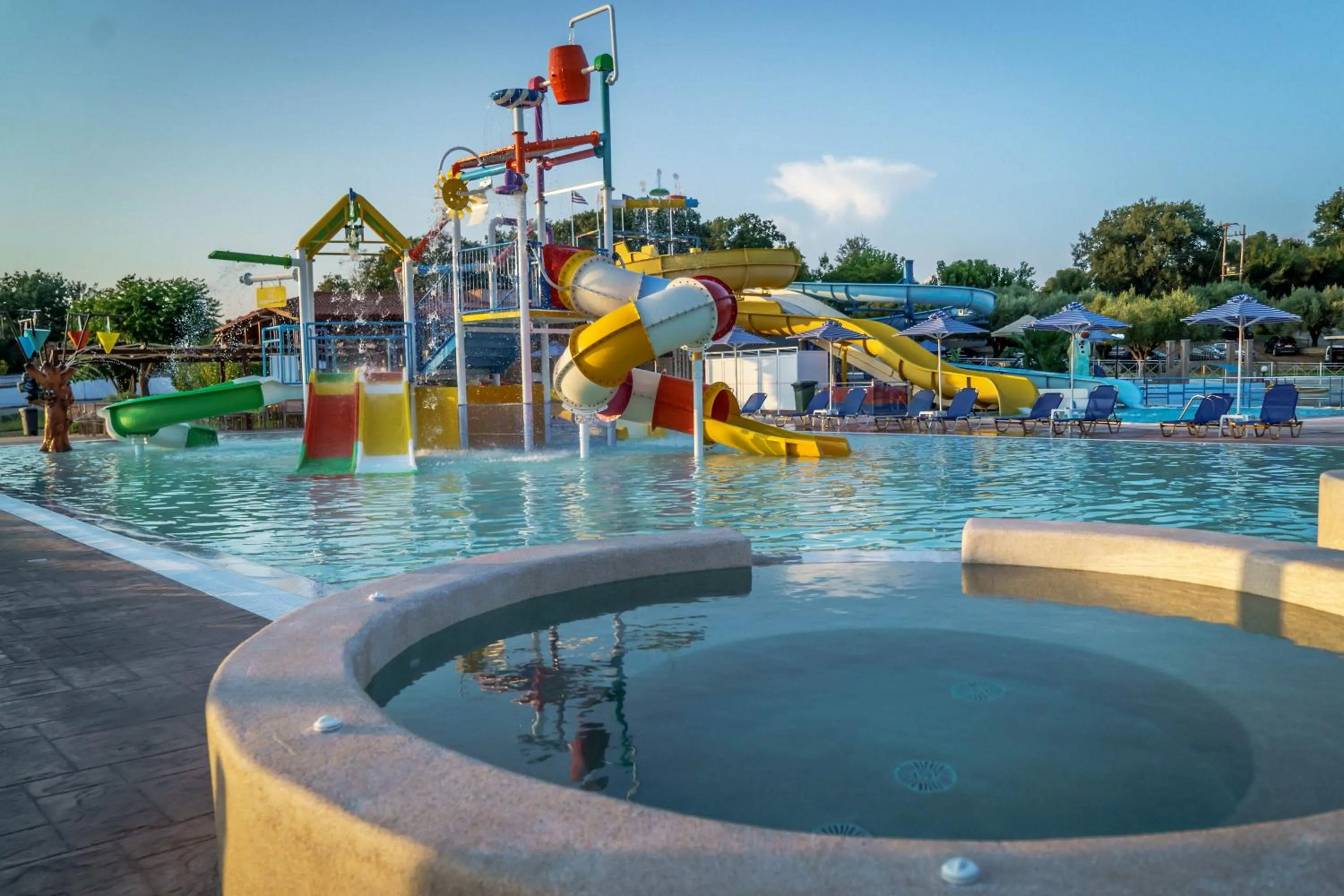 Aqua park in Hotel Kanali