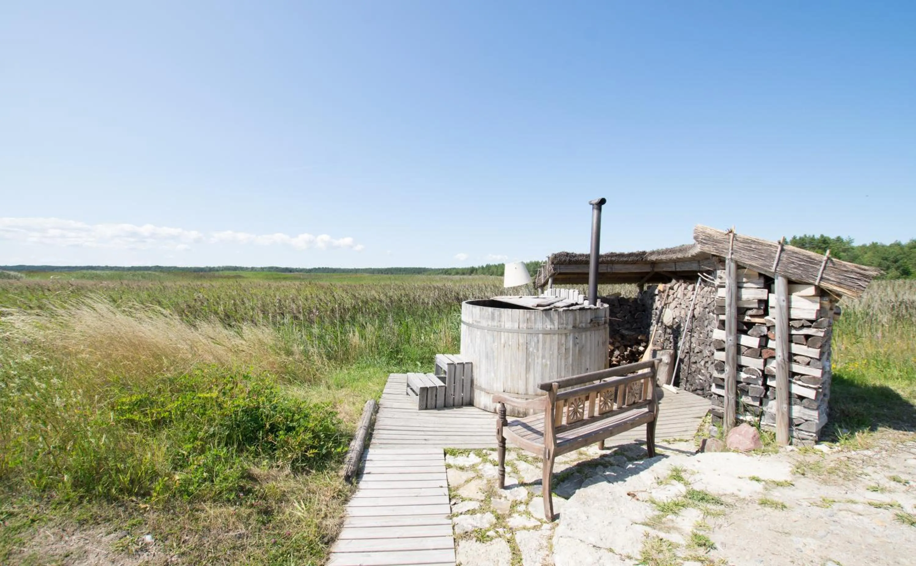 Hot Tub in Pädaste Manor