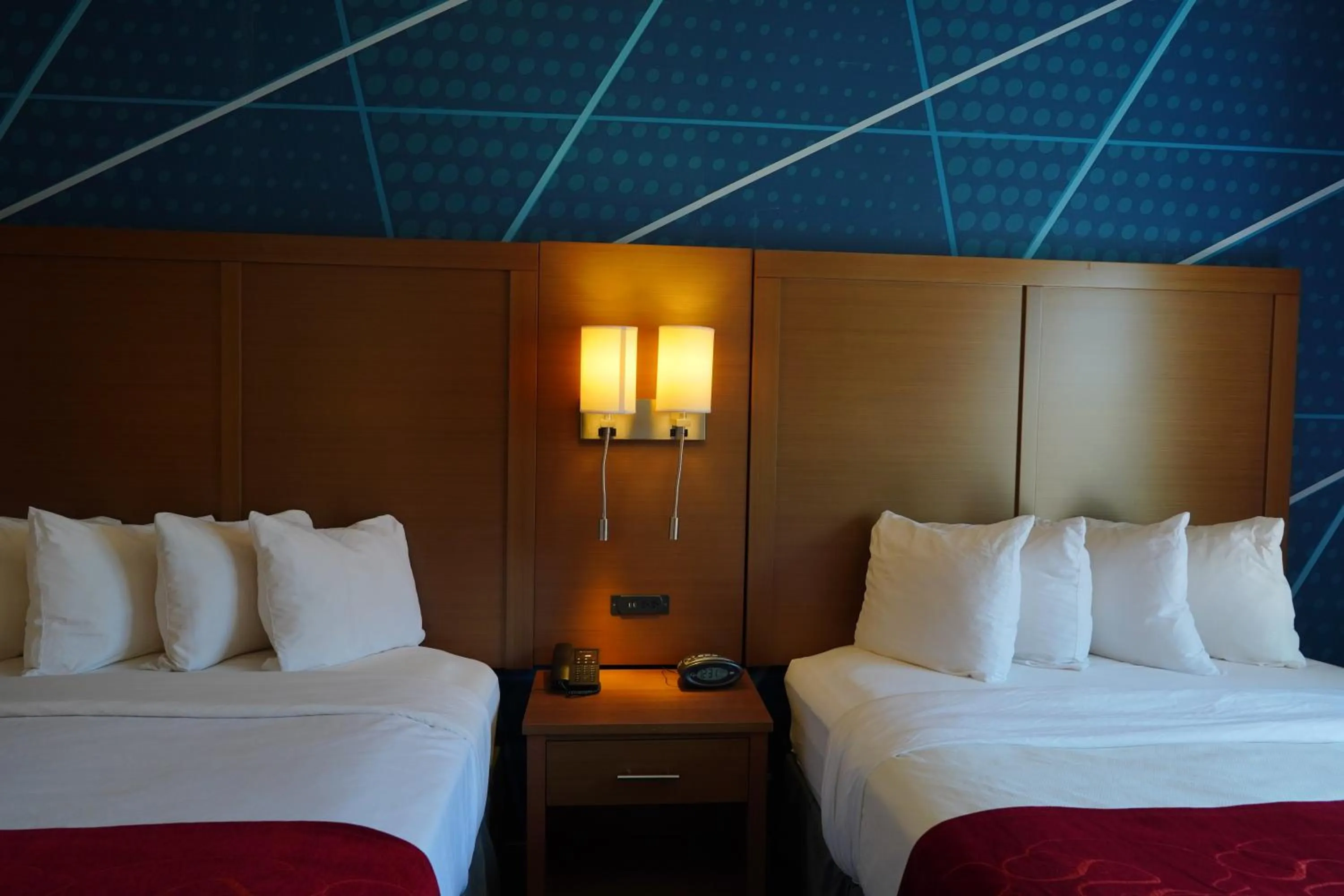 Bed in Comfort Suites Bush Intercontinental Airport