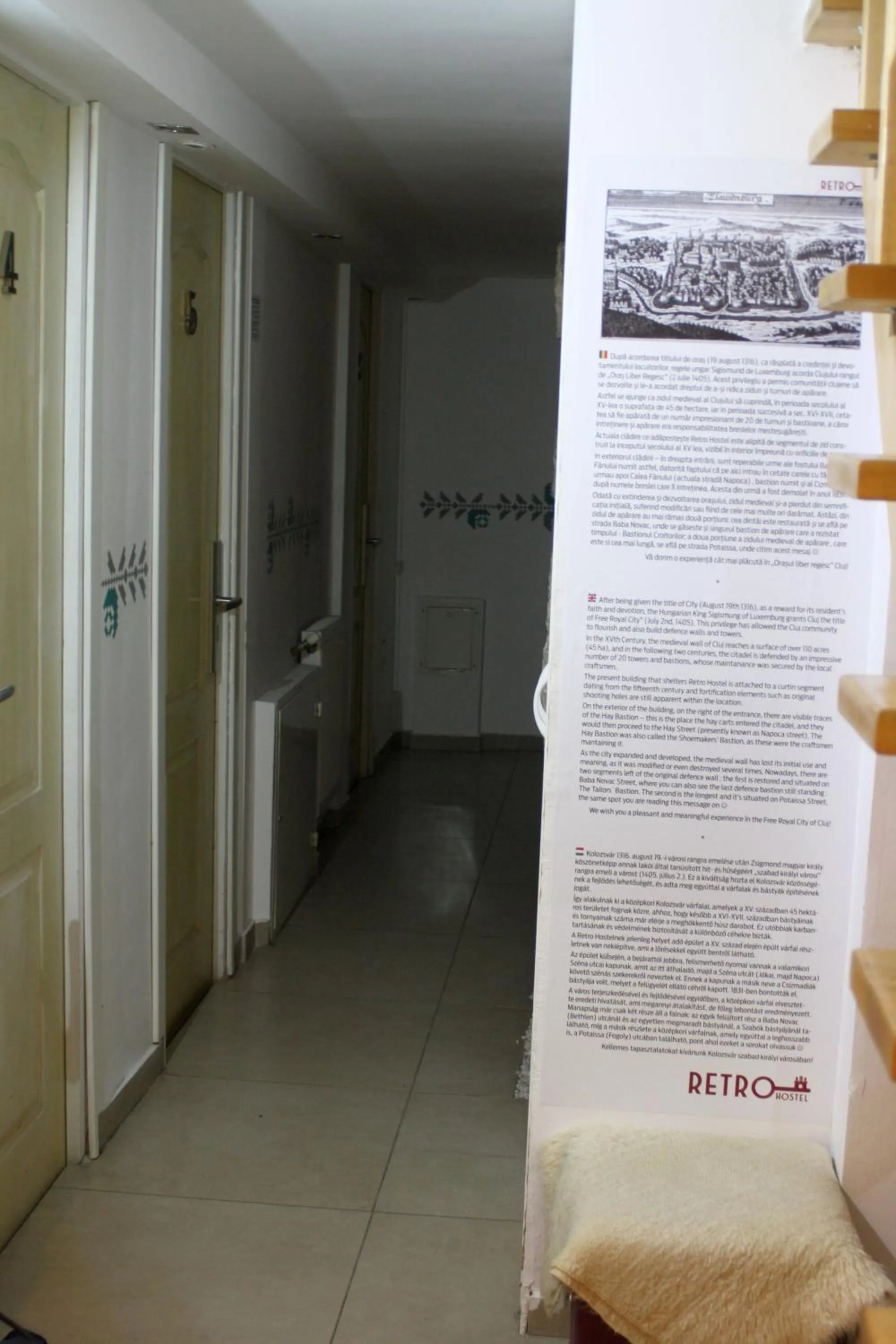 Property building in Retro Hostel