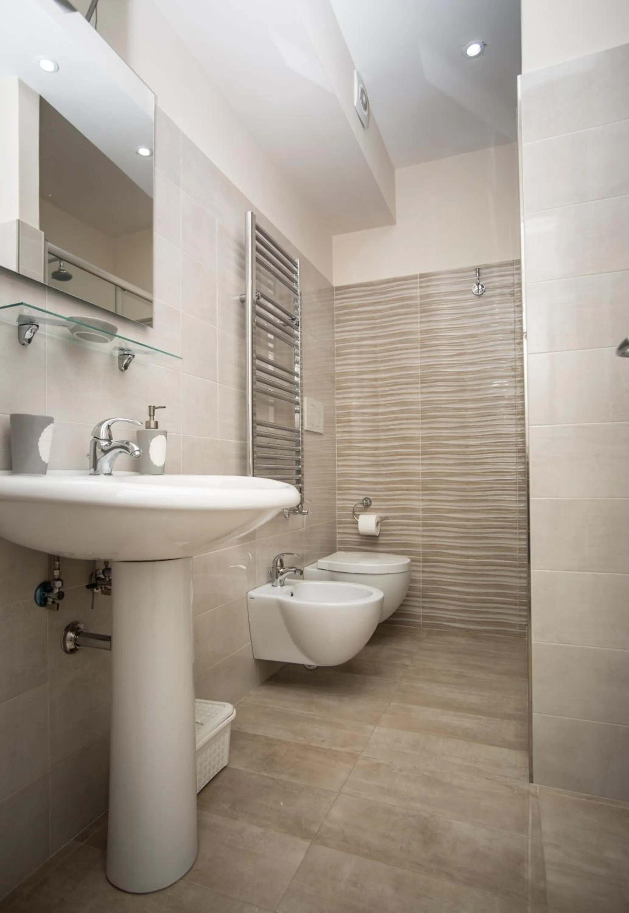 Shower in B&B Villa Gaudium