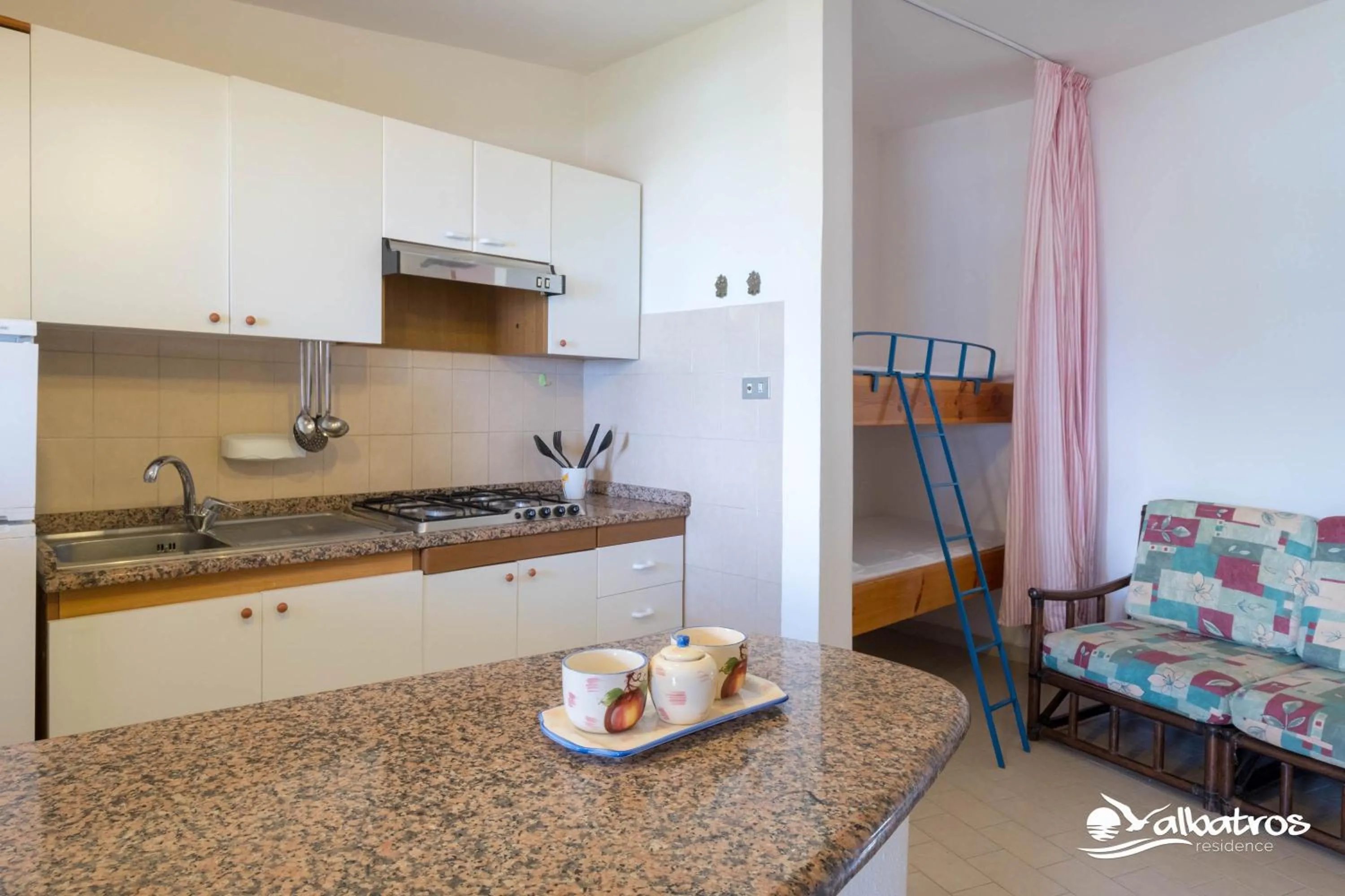 Kitchen or kitchenette in Residence Albatros