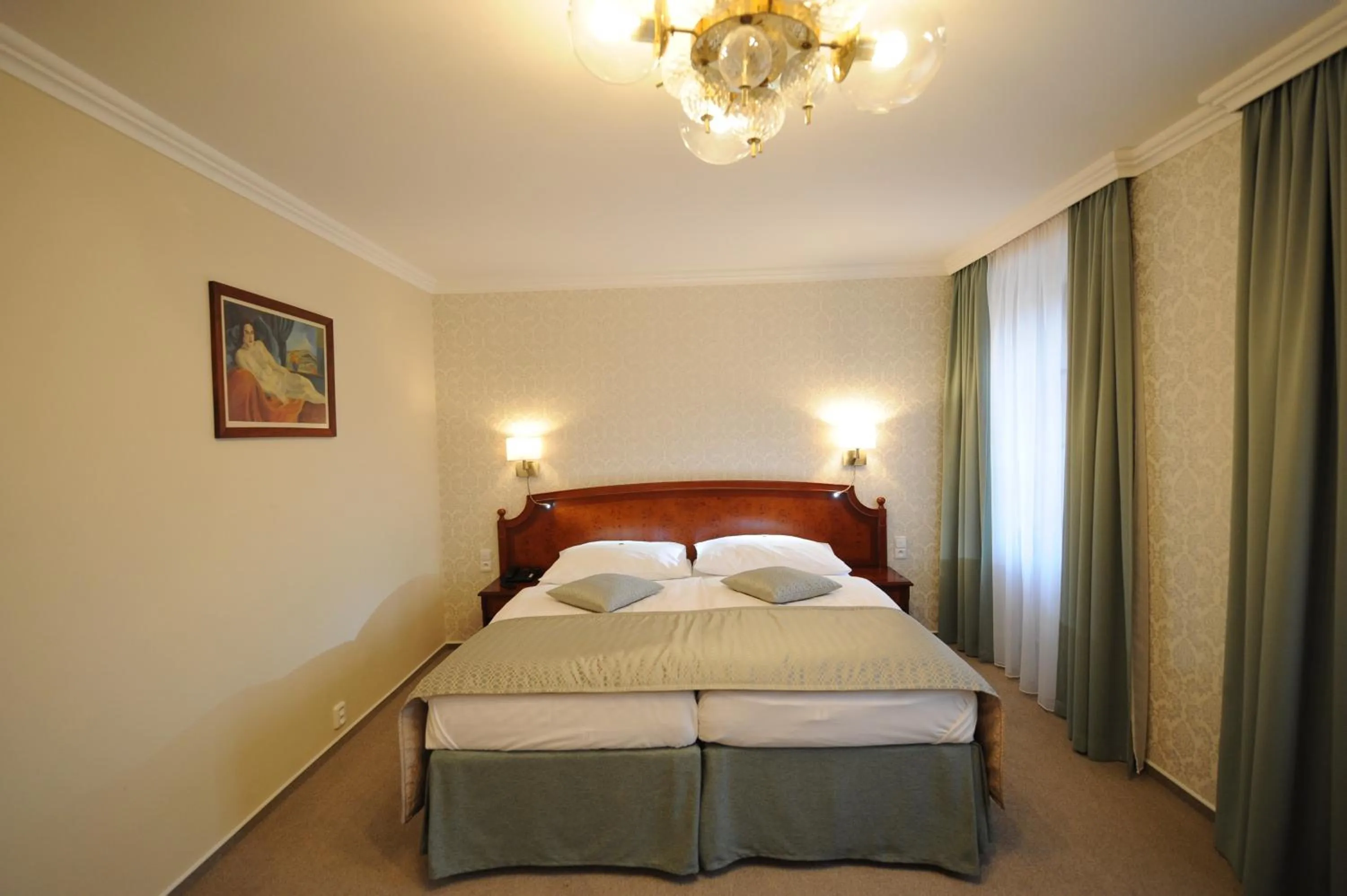 Bed in Hotel Prince de Ligne