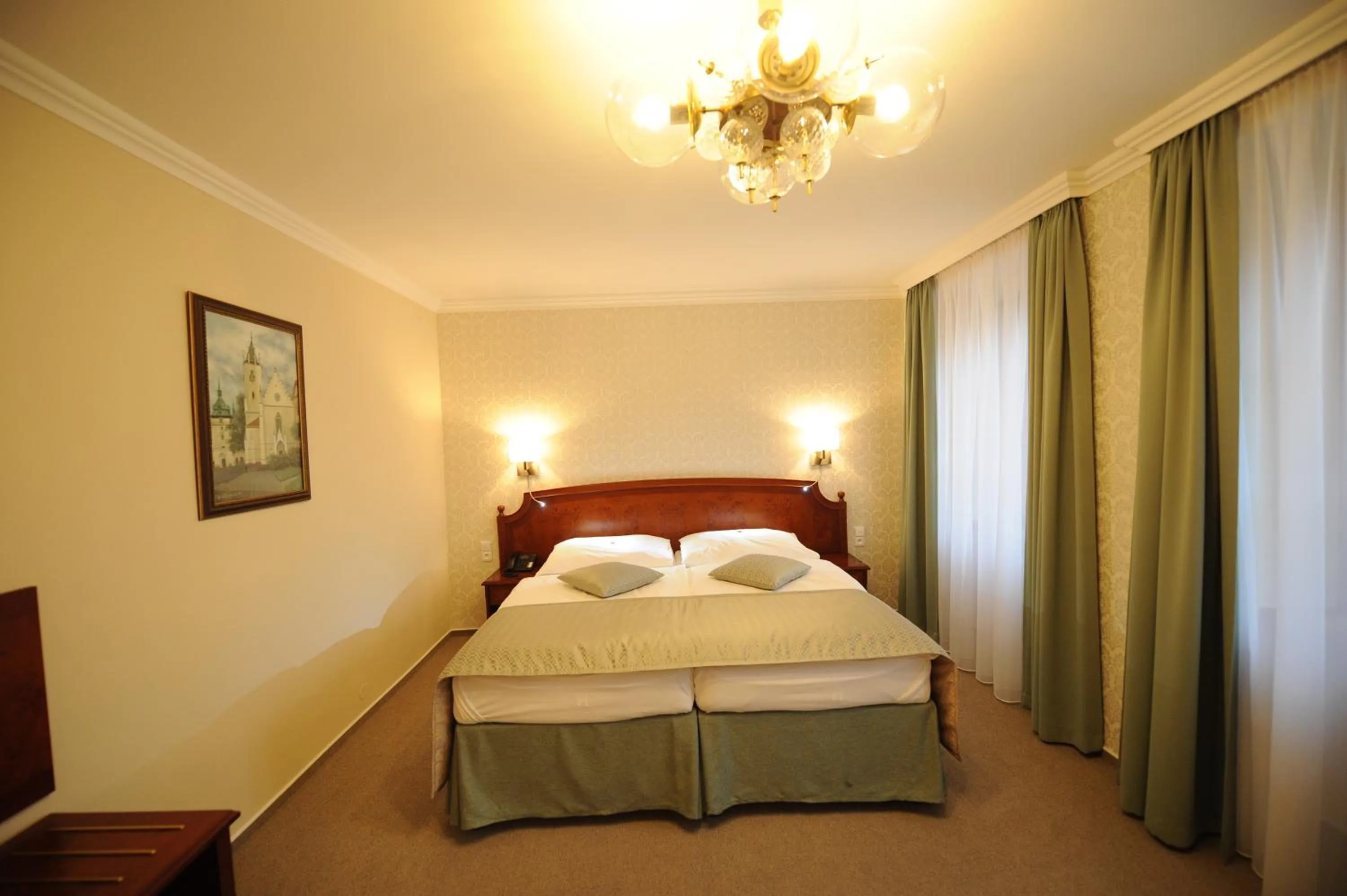 Bed in Hotel Prince de Ligne