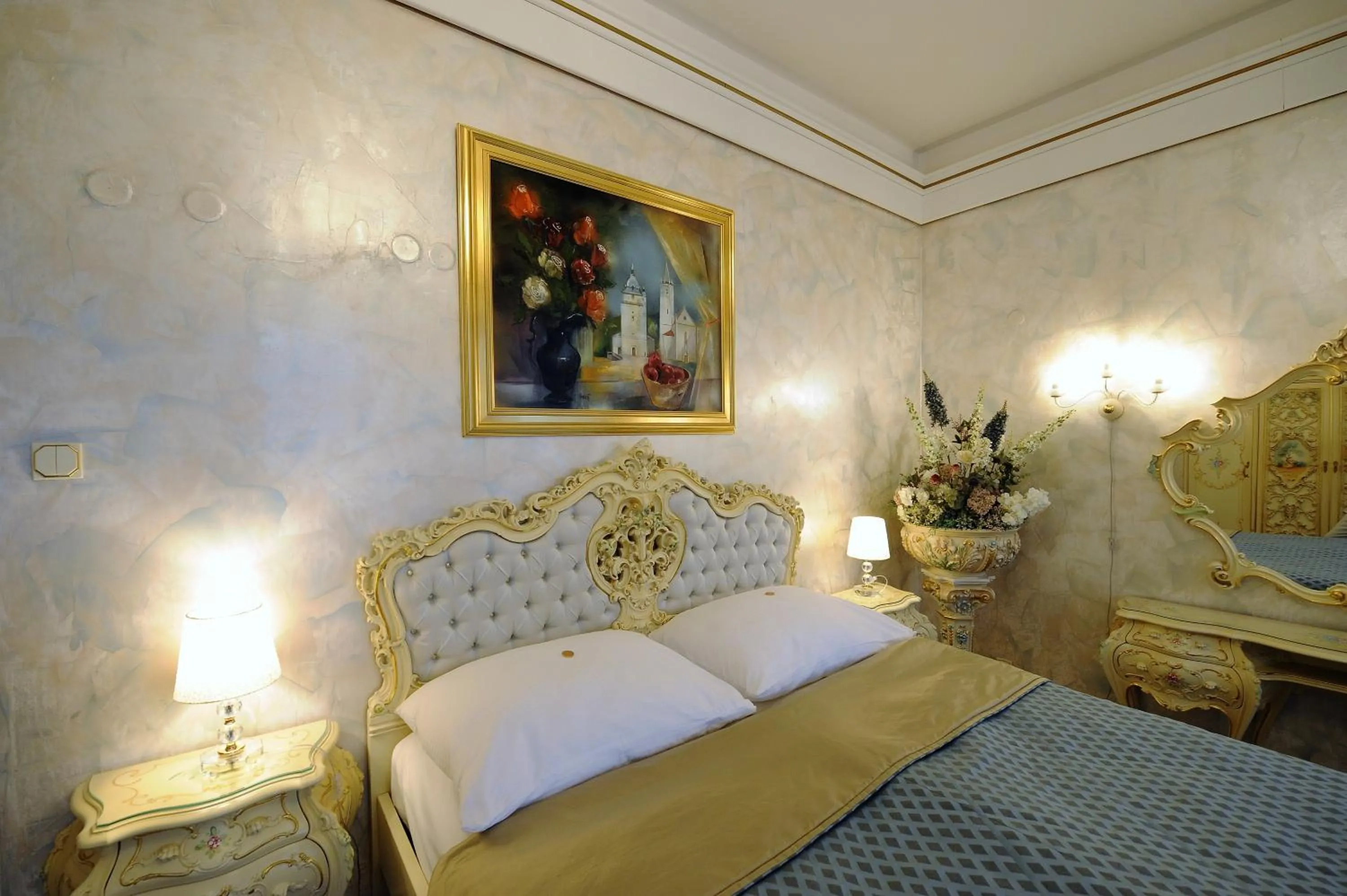 Bed in Hotel Prince de Ligne