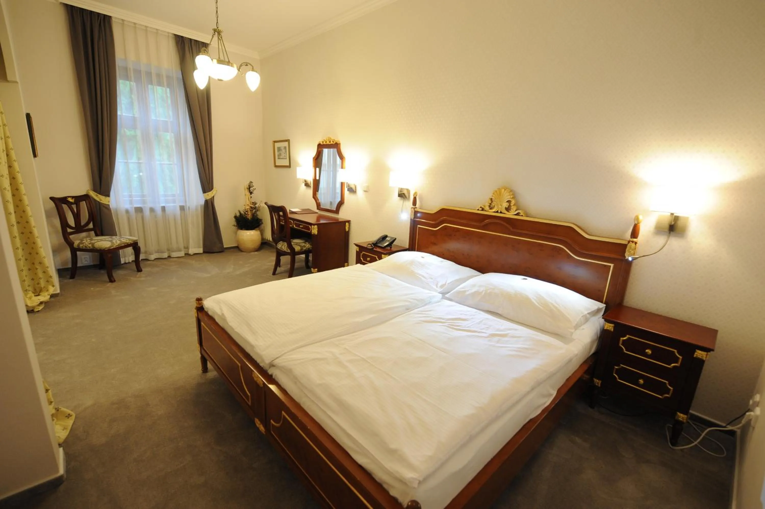 Bed in Hotel Prince de Ligne